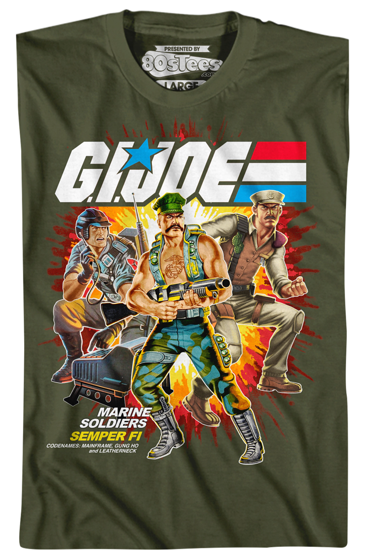 Marine Soldiers GI Joe T-Shirt Hoodie, Sweatshirt | CiraTrend.com (Image 2)