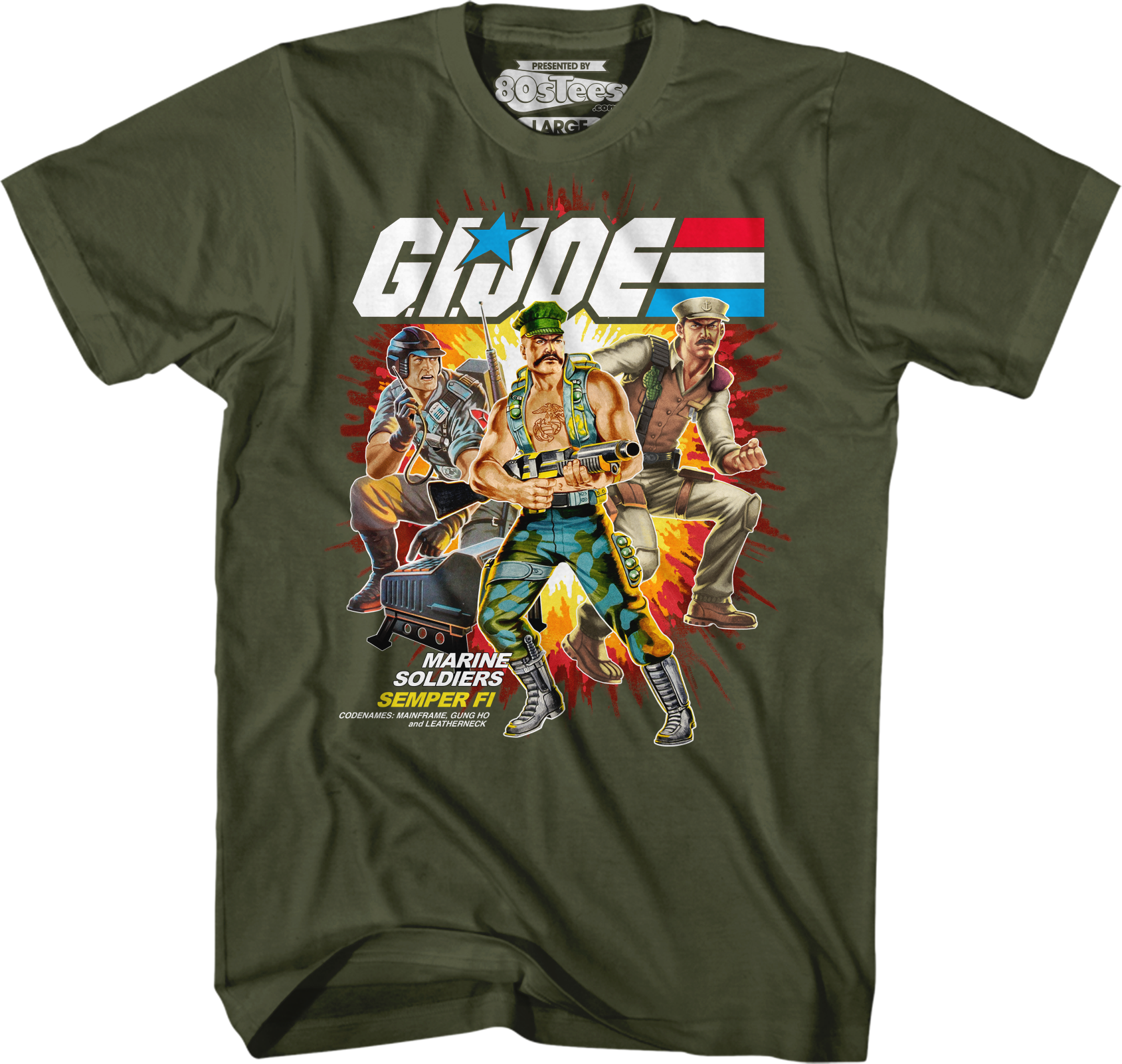 Marine Soldiers GI Joe T-Shirt Hoodie, Sweatshirt | CiraTrend.com (Image 1)
