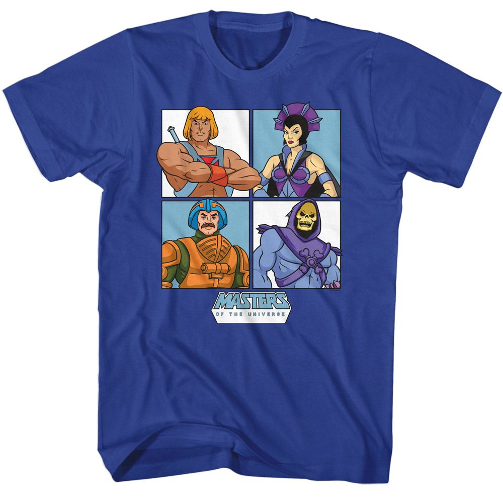 Masters Of The Universe - MOTU Four Character Squares T-Shirt Hoodie, Sweatshirt | CiraTrend.com