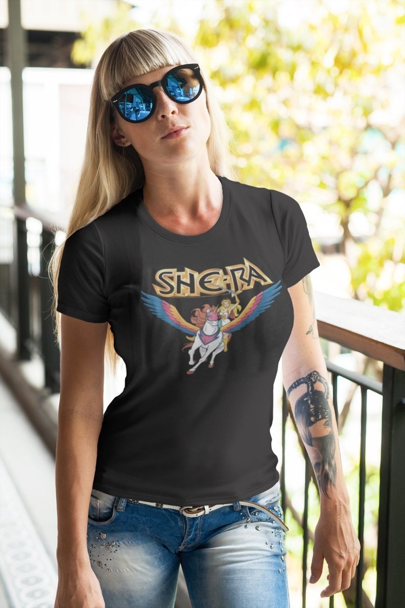 Masters Of The Universe She-Ra & Swiftwind Womens T-Shirt Hoodie, Sweatshirt | CiraTrend.com (Image 1)