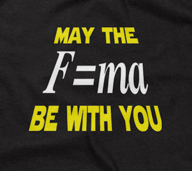 May The Mass Times Acceleration Be Wtih You T-Shirt Hoodie, Sweatshirt | CiraTrend.com (Image 2)