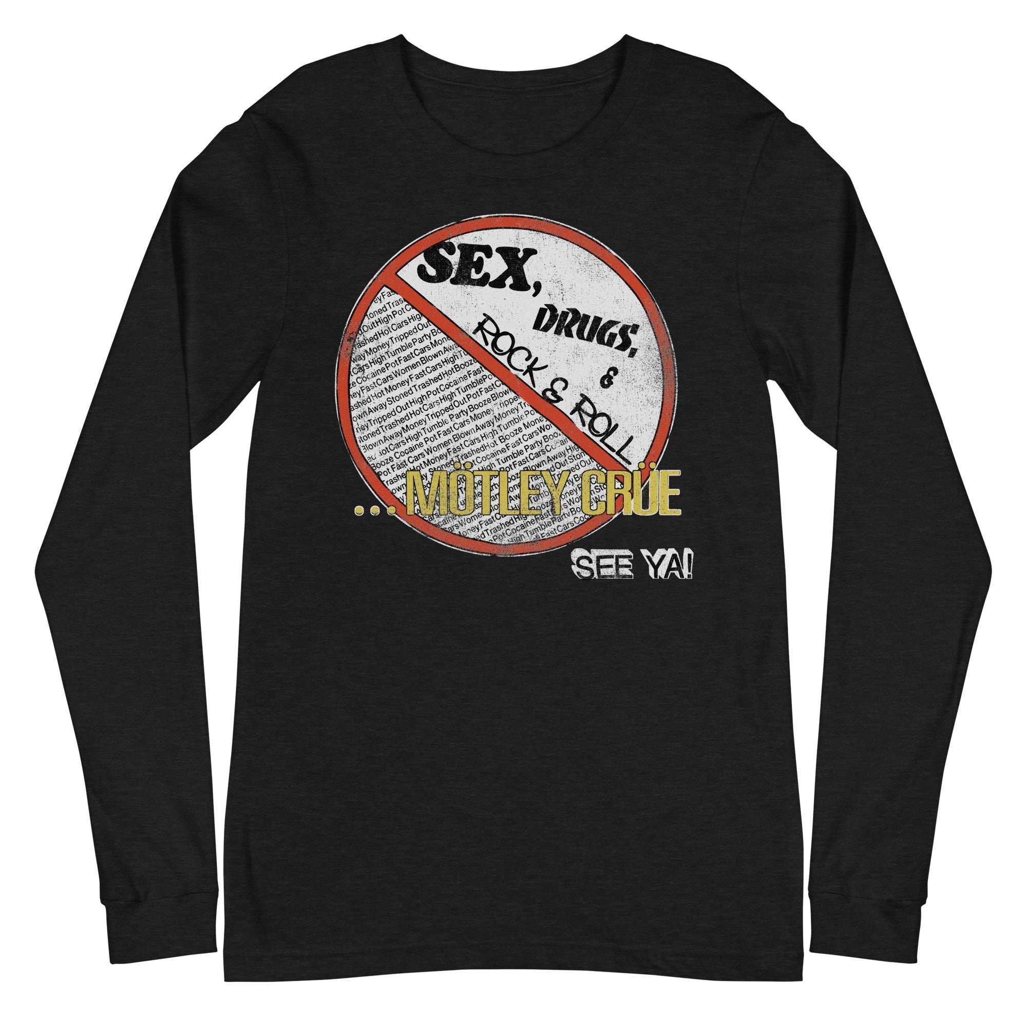 Motley Crue - No Fun Tour '84 Long Sleeve T-Shirt Hoodie, Sweatshirt | CiraTrend.com (Image 1)