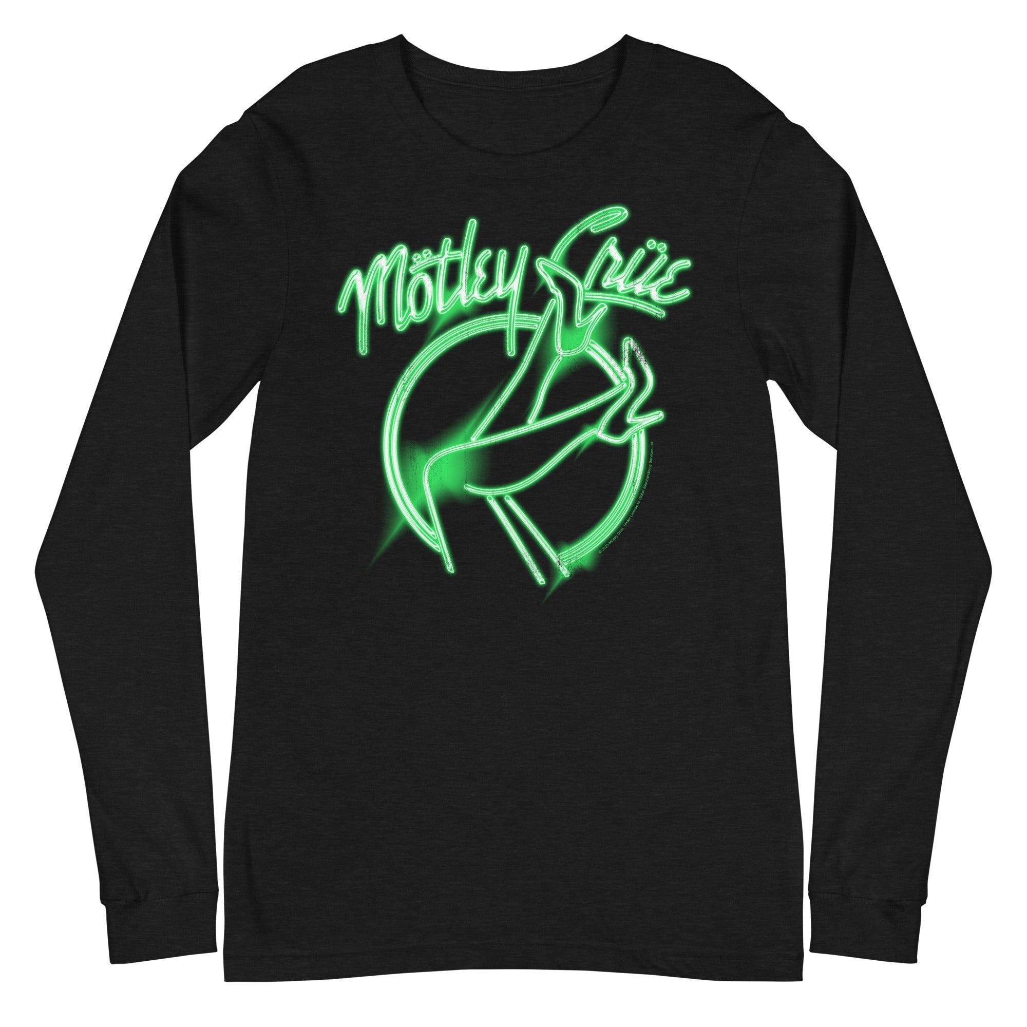 Motley Crue - Neon Green Girls Long Sleeve T-Shirt Hoodie, Sweatshirt | CiraTrend.com