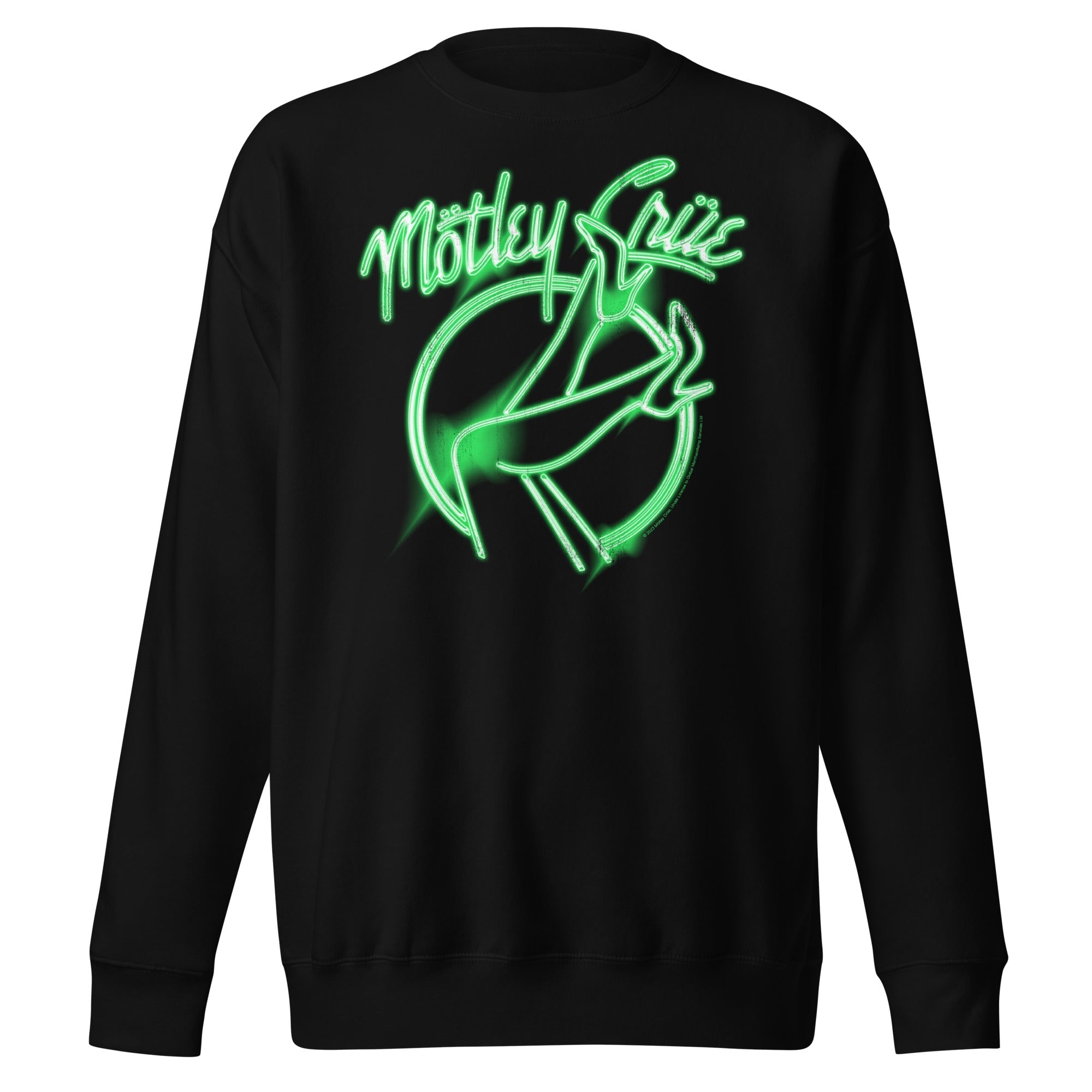 Motley Crue - Neon Green Girls Sweatshirt T-Shirts, Hoodie | CiraTrend.com