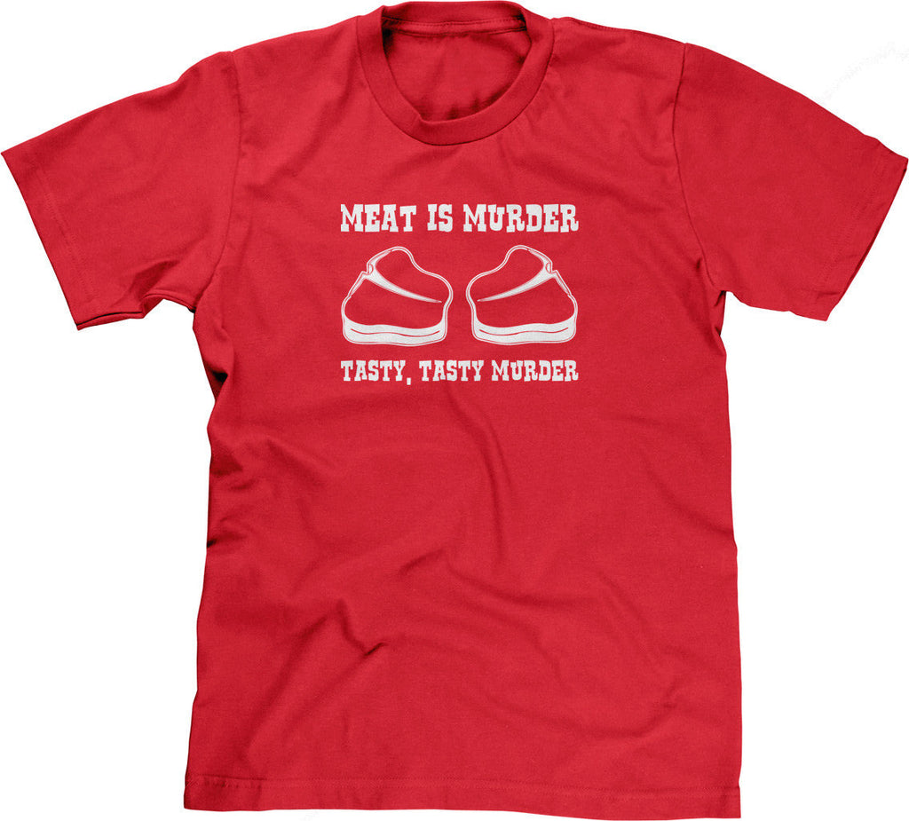 Meat Is Murder (Tasty, Tasty Murder) T-Shirt Hoodie, Sweatshirt | CiraTrend.com (Image 1)