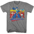 Mega Man - Multi Color Rectangles Boyfriend Tee Hoodie, Sweatshirt | CiraTrend.com