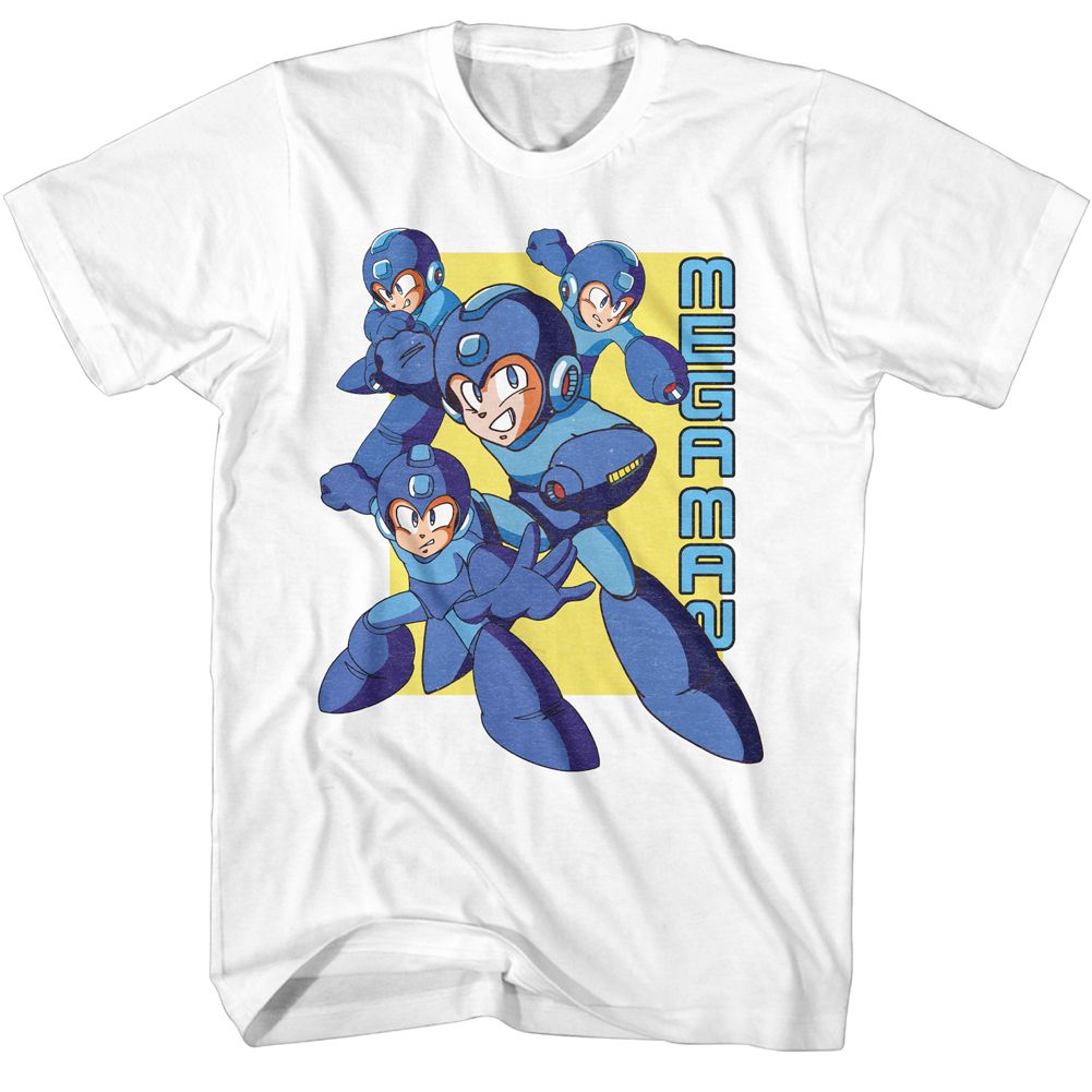 Mega Man - Multiple Poses Boyfriend Tee Hoodie, Sweatshirt | CiraTrend.com