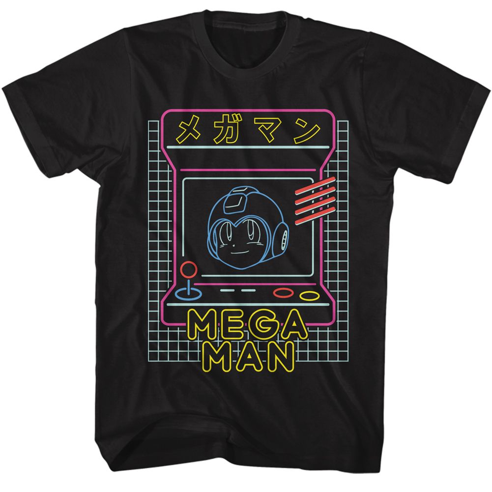 Mega Man - Neon Arcade T-Shirt Hoodie, Sweatshirt | CiraTrend.com