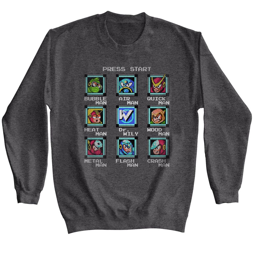 Mega Man - Stage Select Sweatshirt T-Shirts, Hoodie | CiraTrend.com
