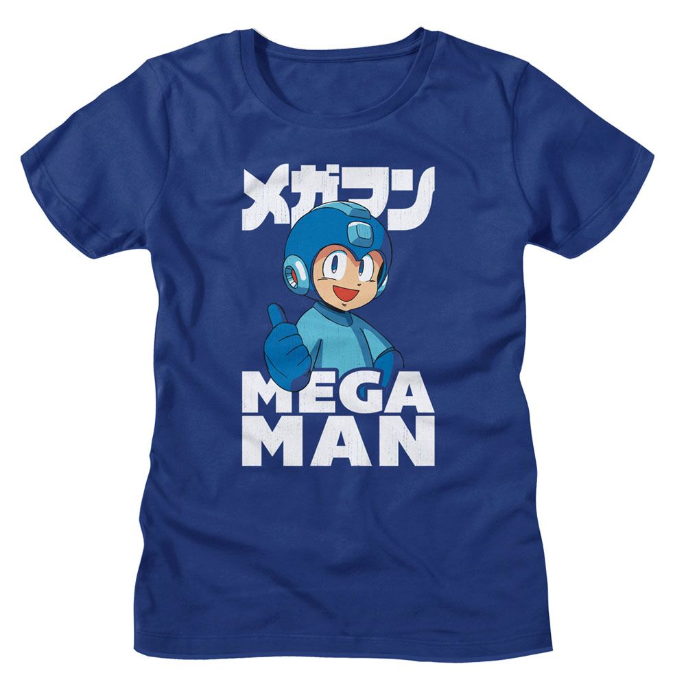 Mega Man - Thumbs Up Womens T-Shirt Hoodie, Sweatshirt | CiraTrend.com
