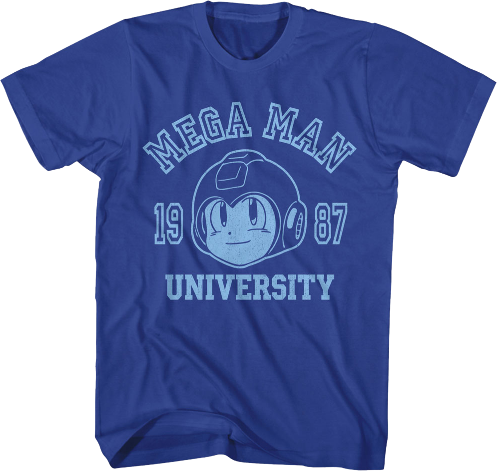 Mega Man University 1987 Mega Man T-Shirt Hoodie, Sweatshirt | CiraTrend.com (Image 1)