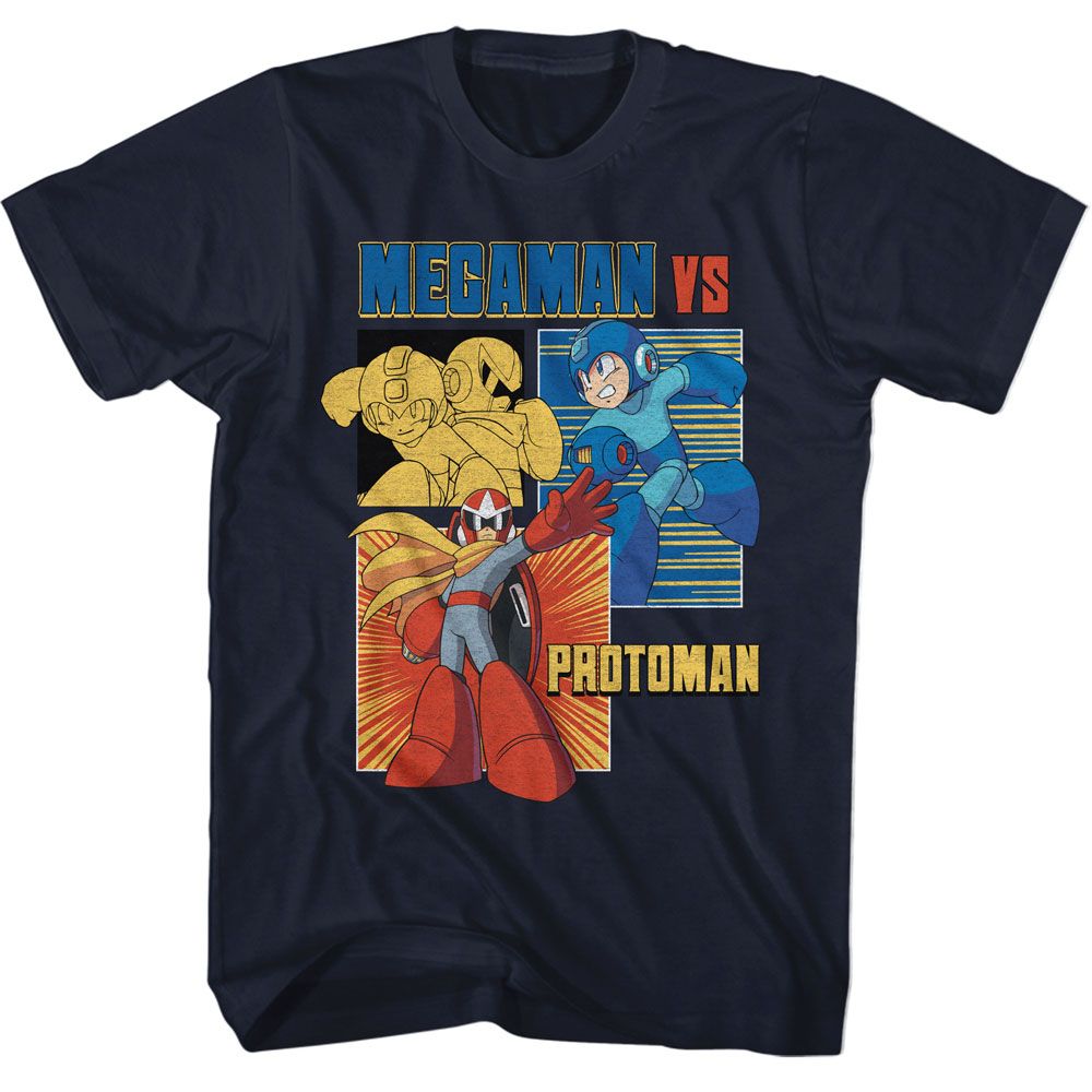 Mega Man - Vs Protoman Boyfriend Tee Hoodie, Sweatshirt | CiraTrend.com