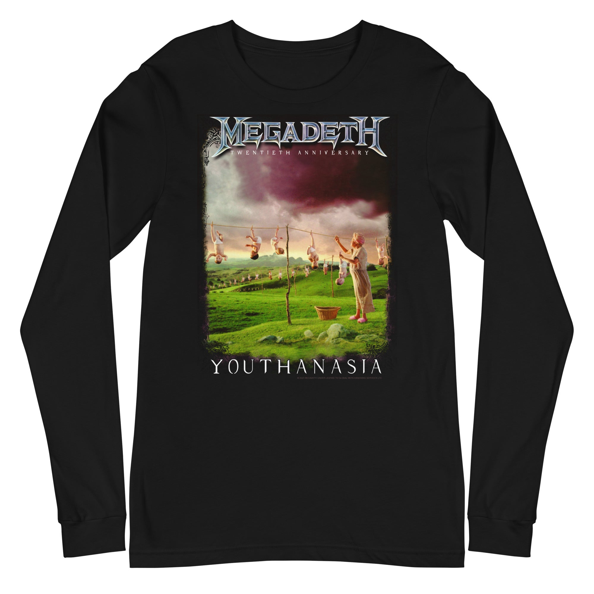 Megadeth - 20th Youthanasia Long Sleeve T-Shirt Hoodie, Sweatshirt | CiraTrend.com