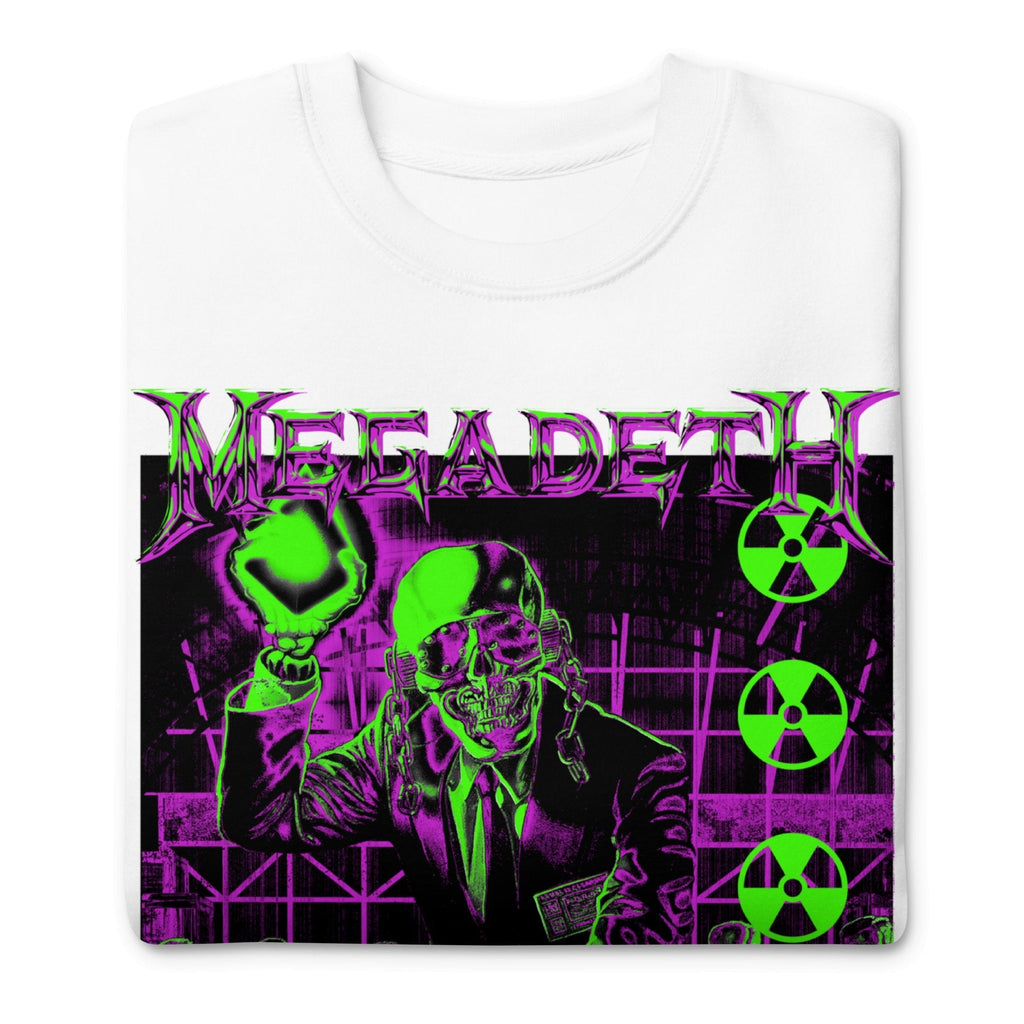 Megadeth Neon Rust in Peace Jumbo Print Sweatshirt T-Shirts, Hoodie | CiraTrend.com (Image 3)