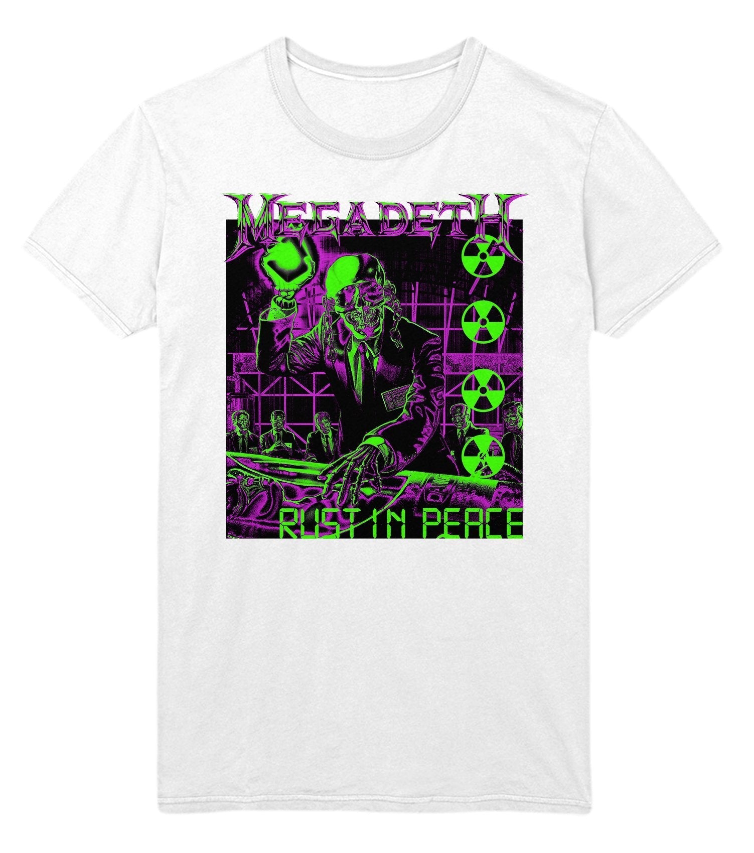 Megadeth Neon Rust in Peace T-Shirt Hoodie, Sweatshirt | CiraTrend.com (Image 1)