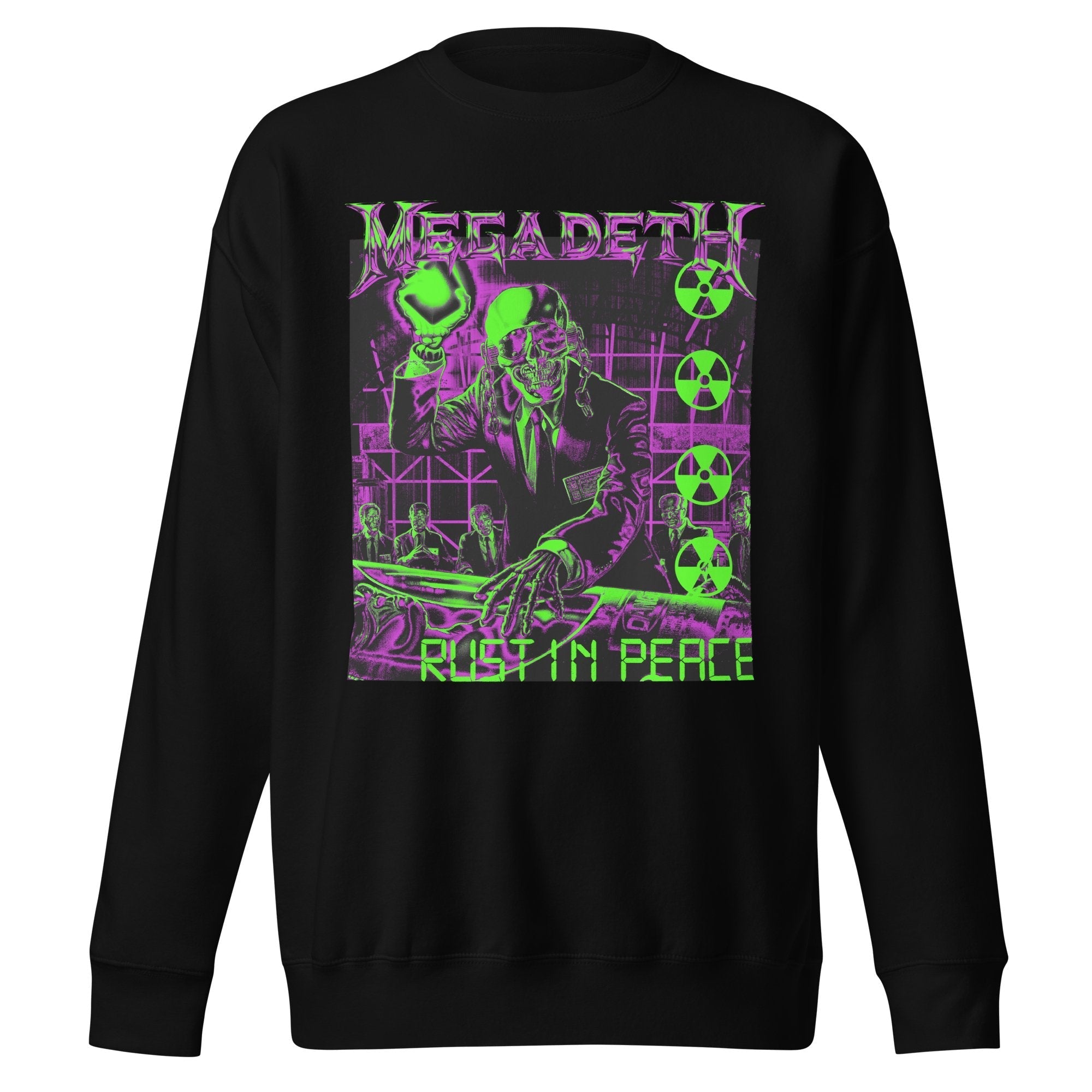 Megadeth Neon Rust Jumbo Print Sweatshirt T-Shirts, Hoodie | CiraTrend.com (Image 1)