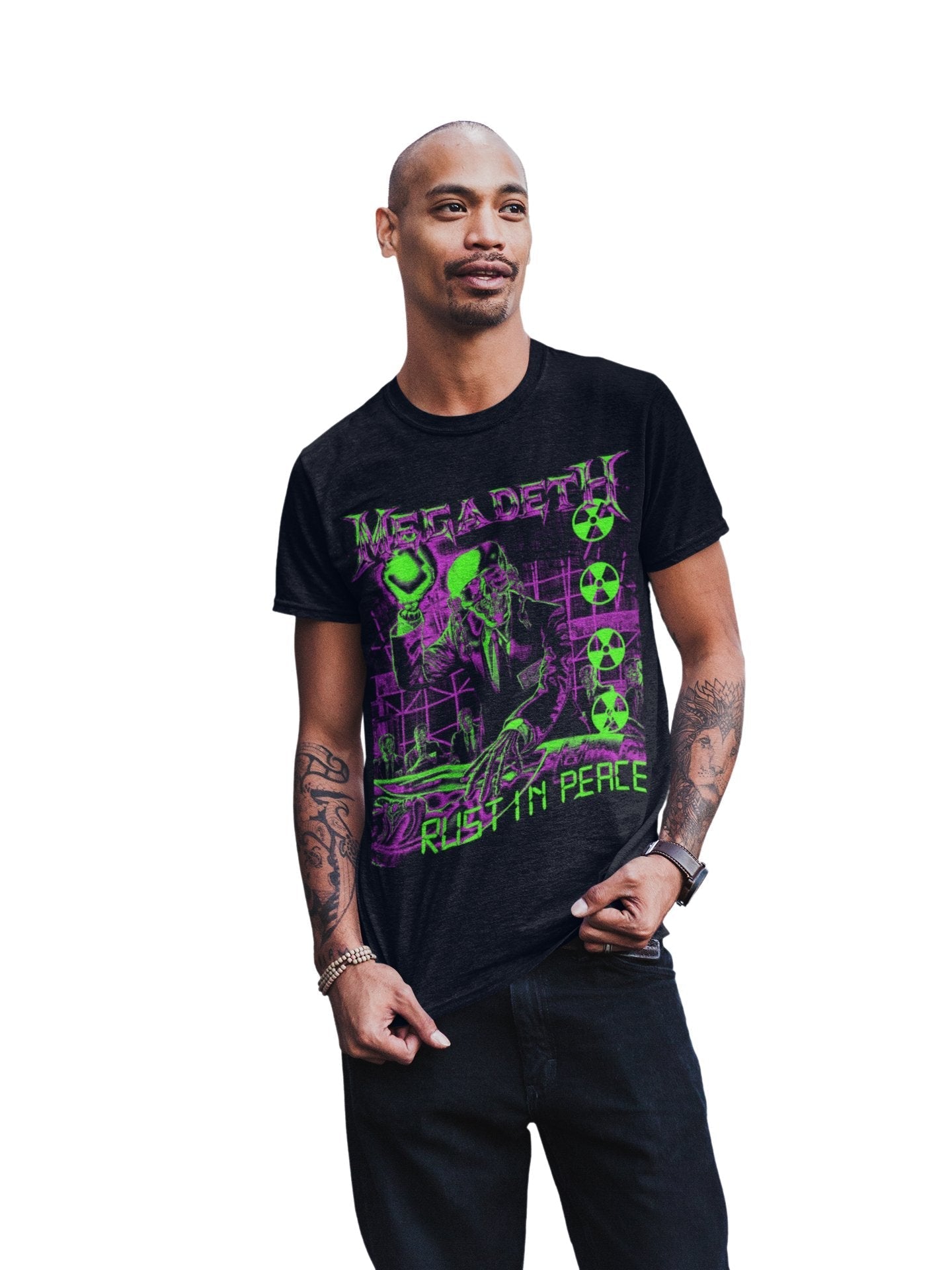 Megadeth Neon Rust T-Shirt Hoodie, Sweatshirt | CiraTrend.com (Image 3)