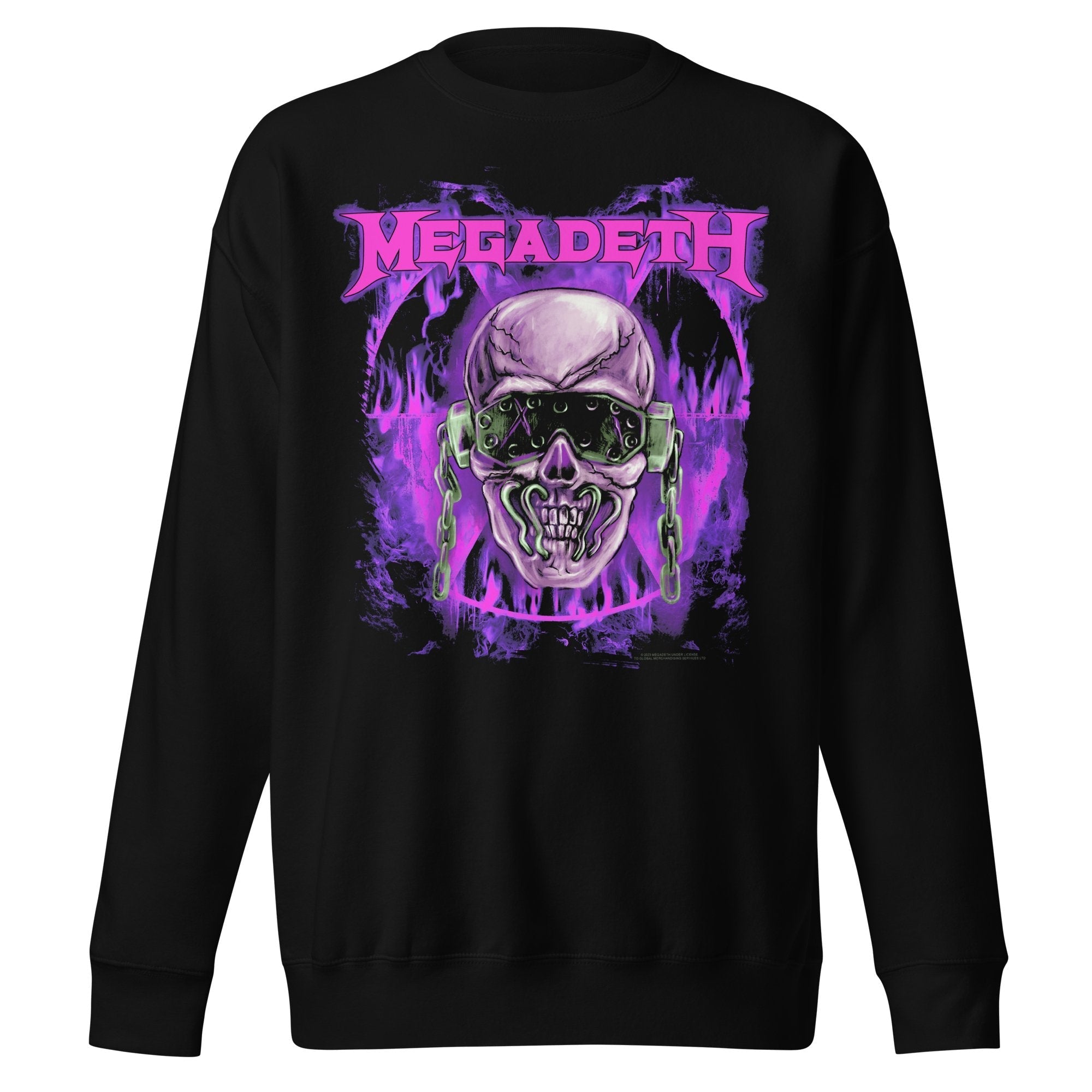 Megadeth Purple Nuclear Jumbo Print Sweatshirt T-Shirts, Hoodie | CiraTrend.com (Image 1)
