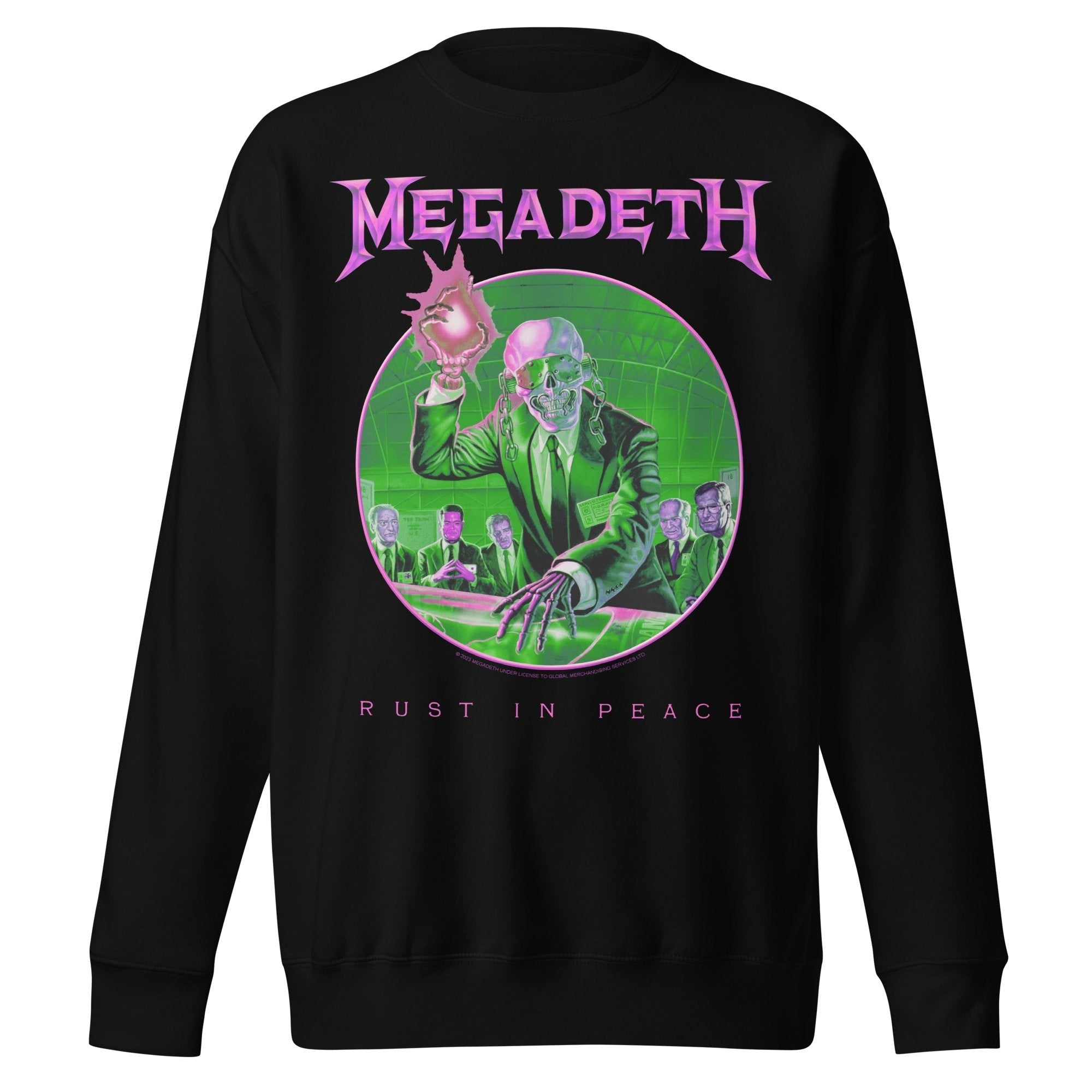 Megadeth Purple Rust Jumbo Print Sweatshirt T-Shirts, Hoodie | CiraTrend.com (Image 1)