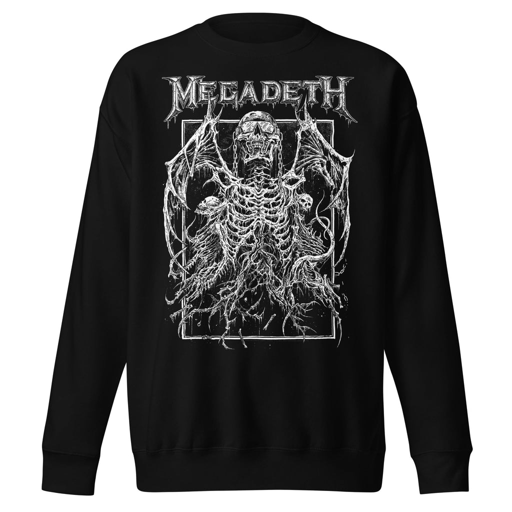 Megadeth Skeleton Wings Jumbo Print Sweatshirt T-Shirts, Hoodie | CiraTrend.com (Image 1)