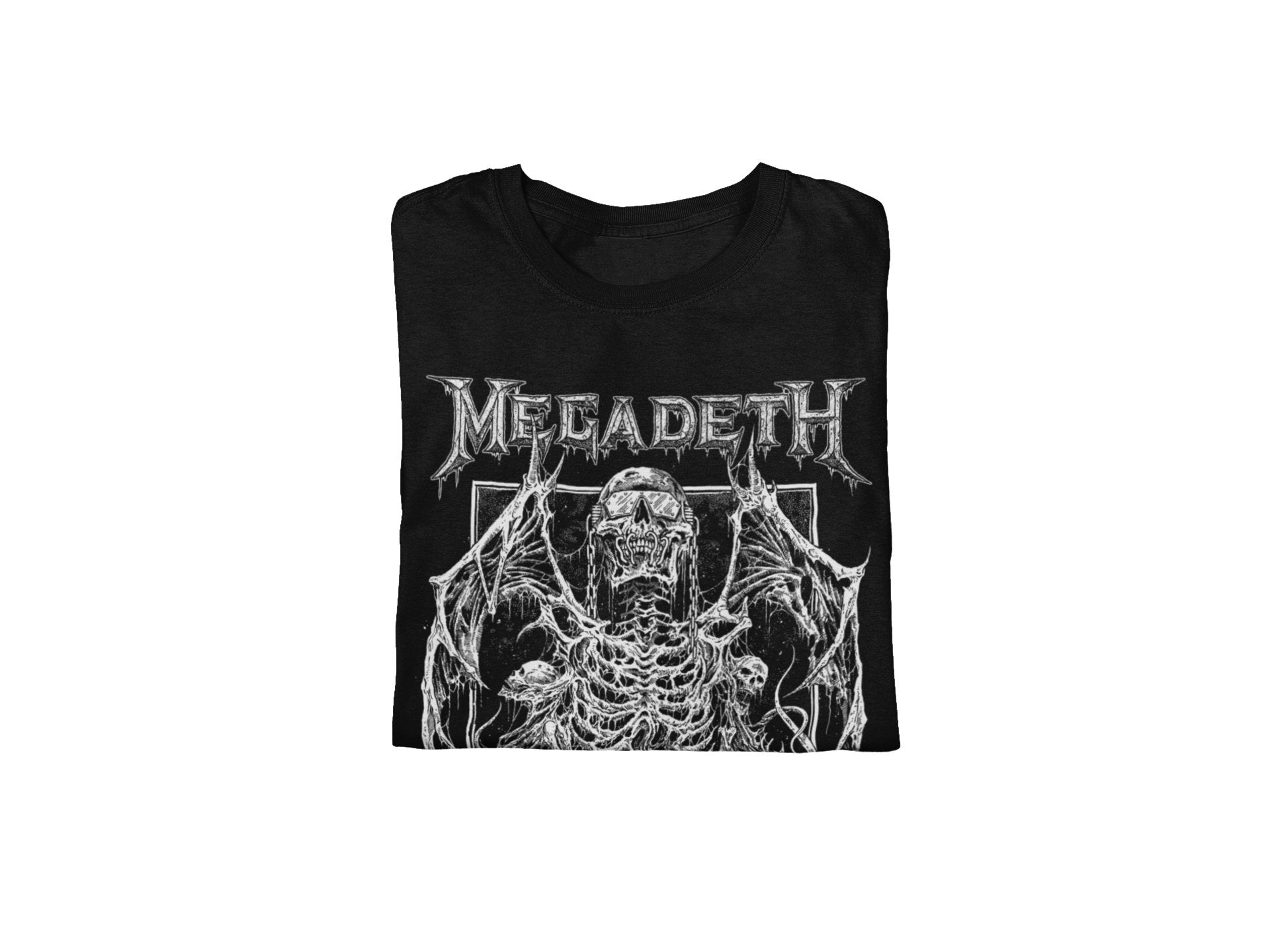 Megadeth Skeleton Wings Jumbo Print T-shirt Hoodie, Sweatshirt | CiraTrend.com (Image 3)