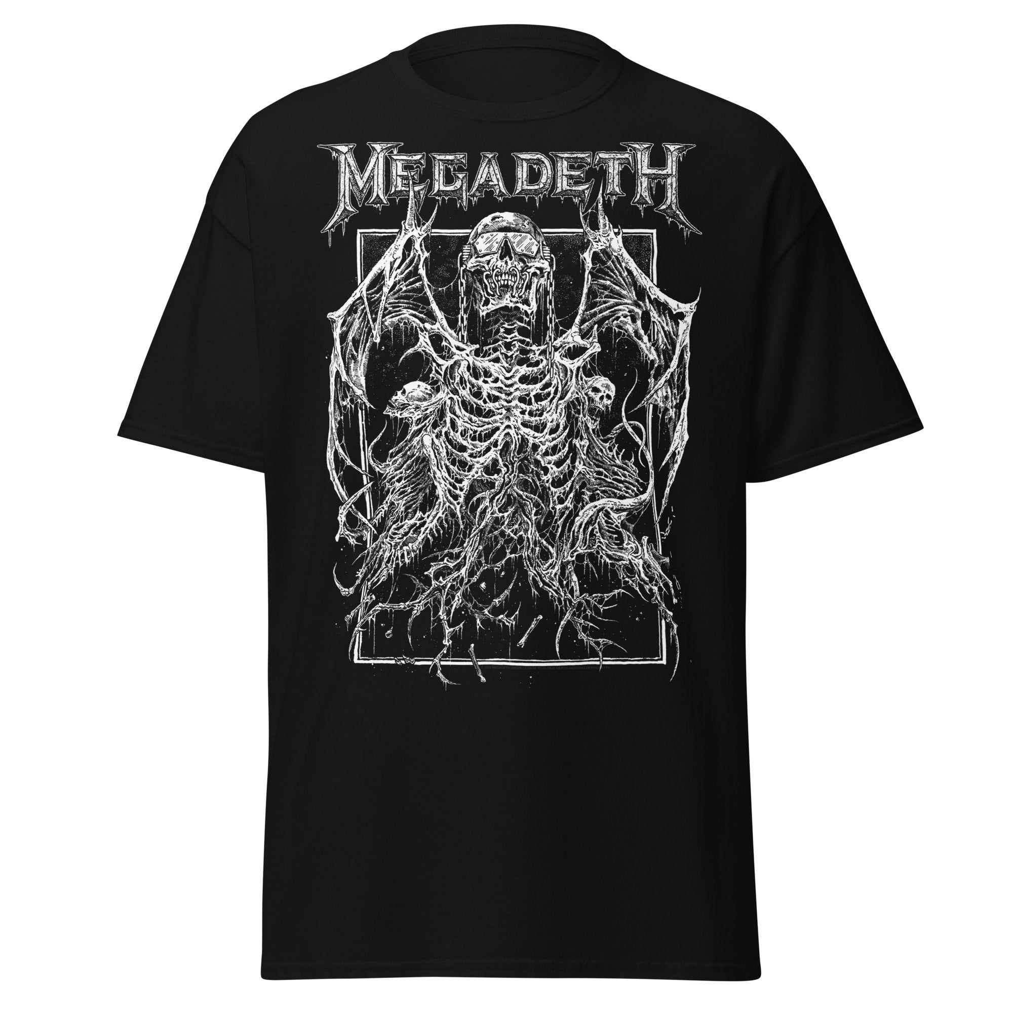 Megadeth Skeleton Wings Jumbo Print T-shirt Hoodie, Sweatshirt | CiraTrend.com (Image 1)