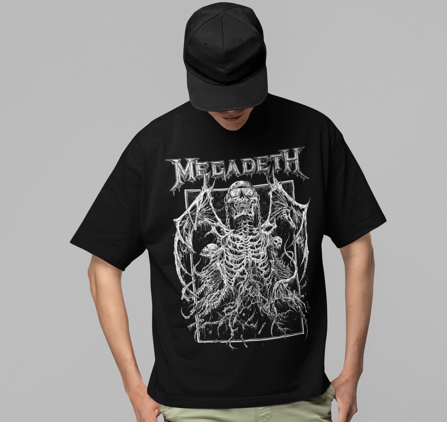 Megadeth Skeleton Wings Jumbo Print T-shirt Hoodie, Sweatshirt | CiraTrend.com (Image 2)