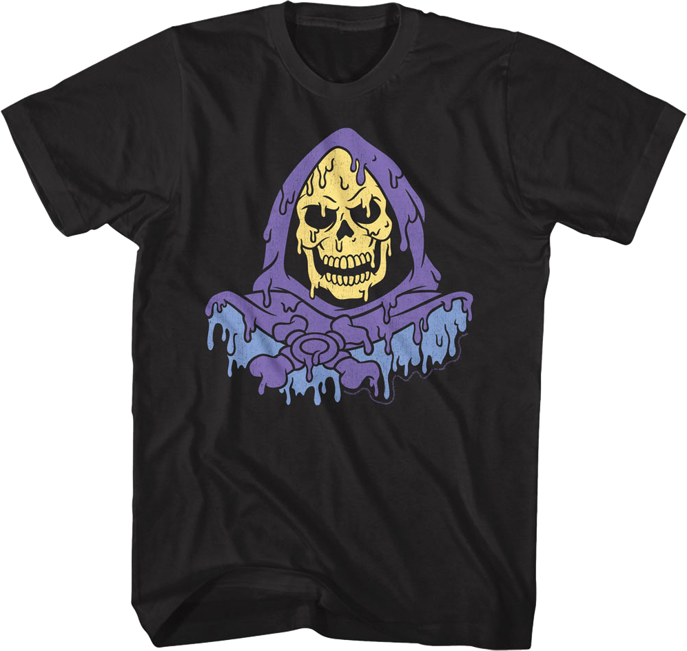 Melting Skeletor Masters of the Universe T-Shirt Hoodie, Sweatshirt | CiraTrend.com (Image 1)