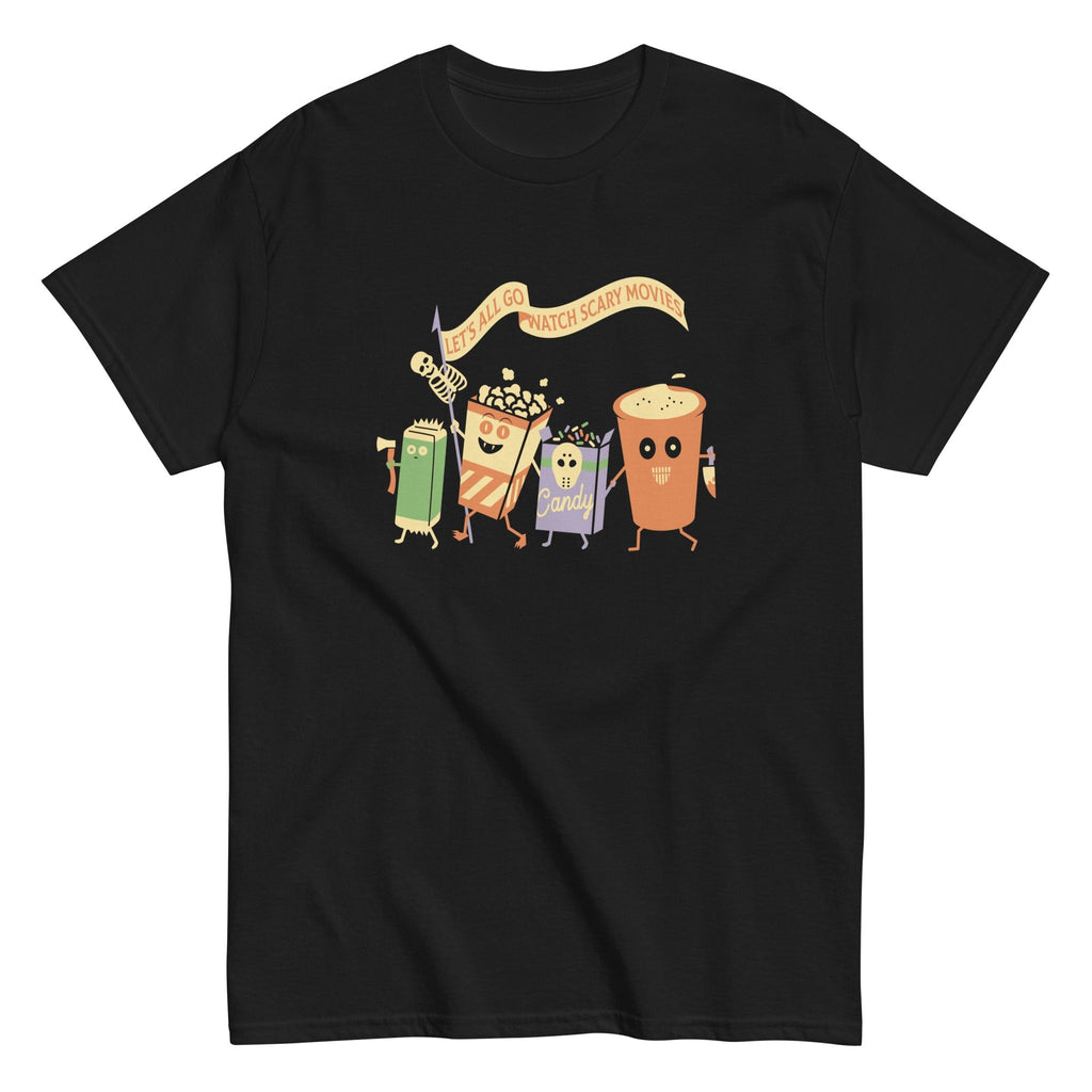 Let's All Go Watch Scary Movies Men's Classic Tee