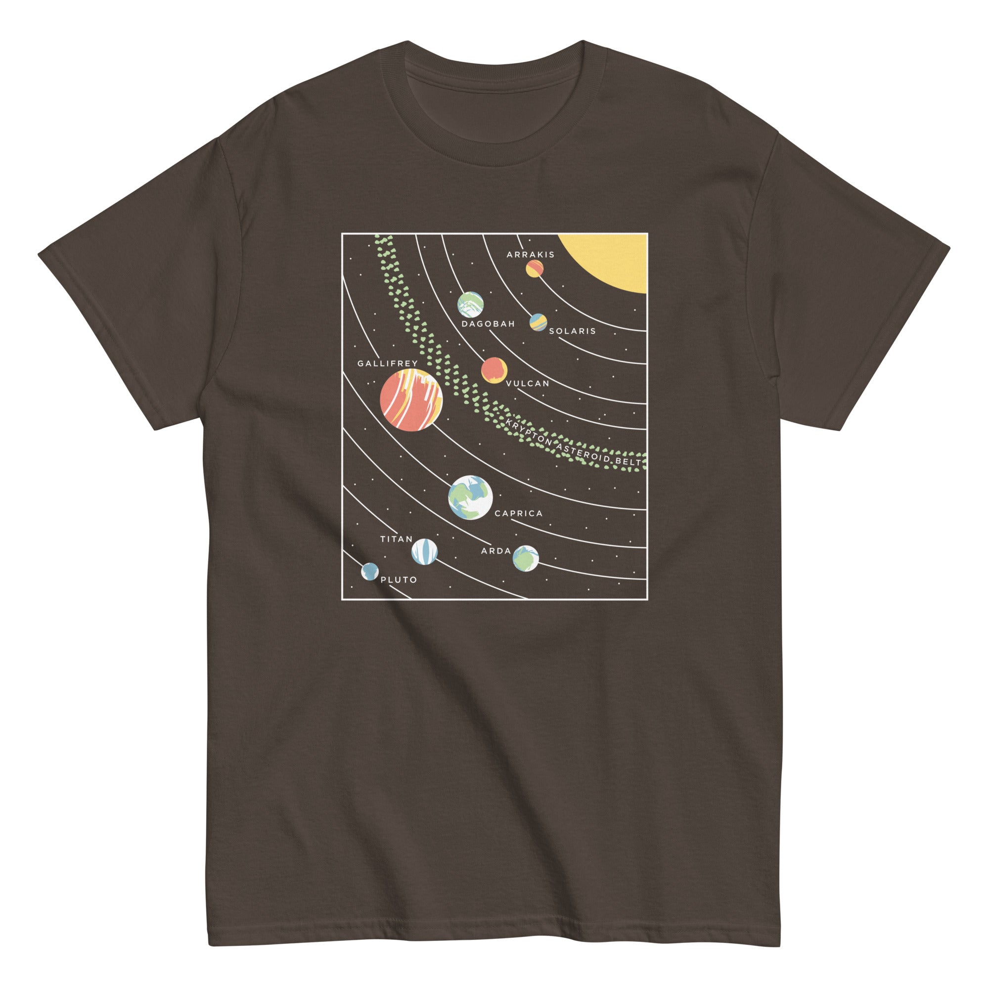 9 Planets Men's Classic Tee