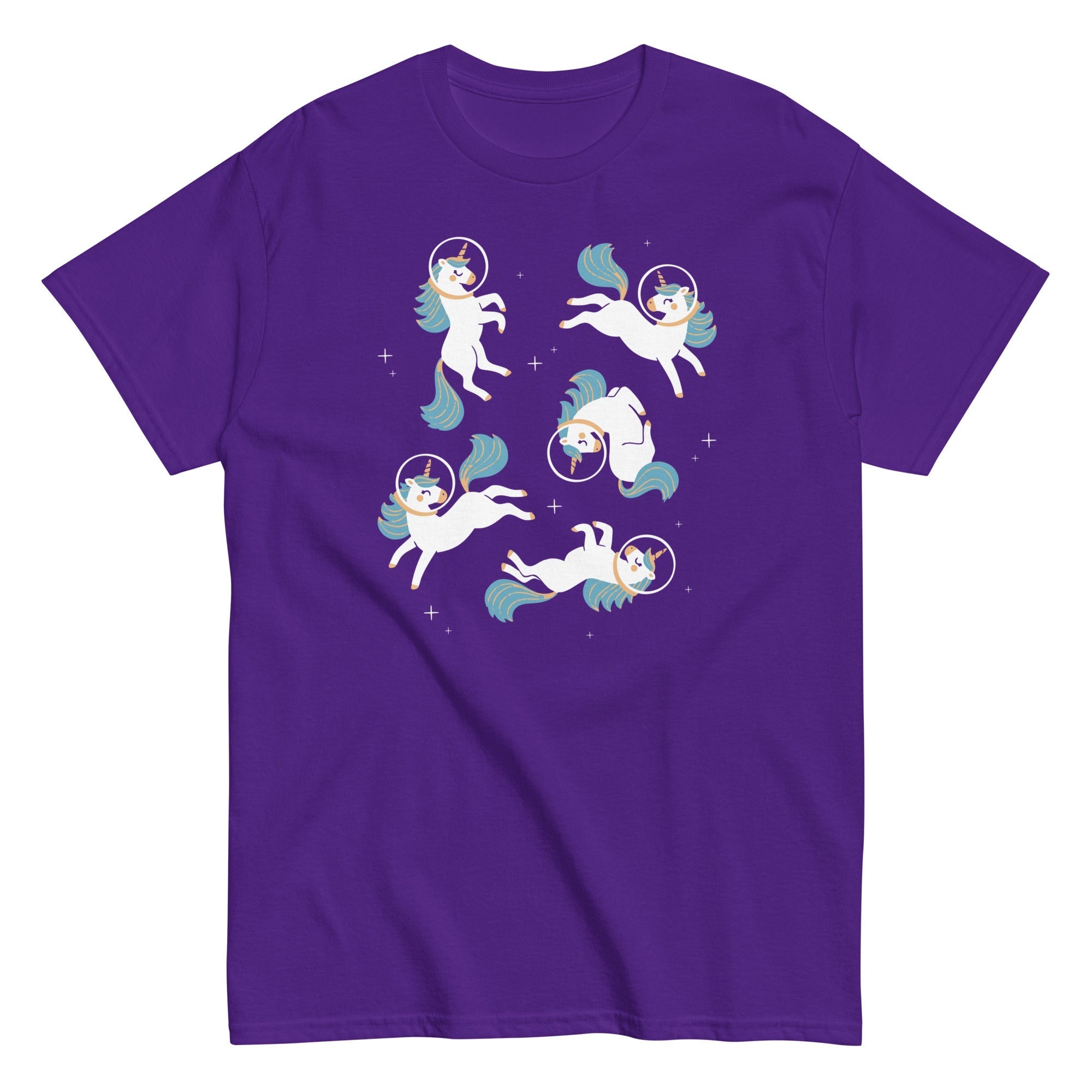 Unicorns In Space Men's Classic Tee