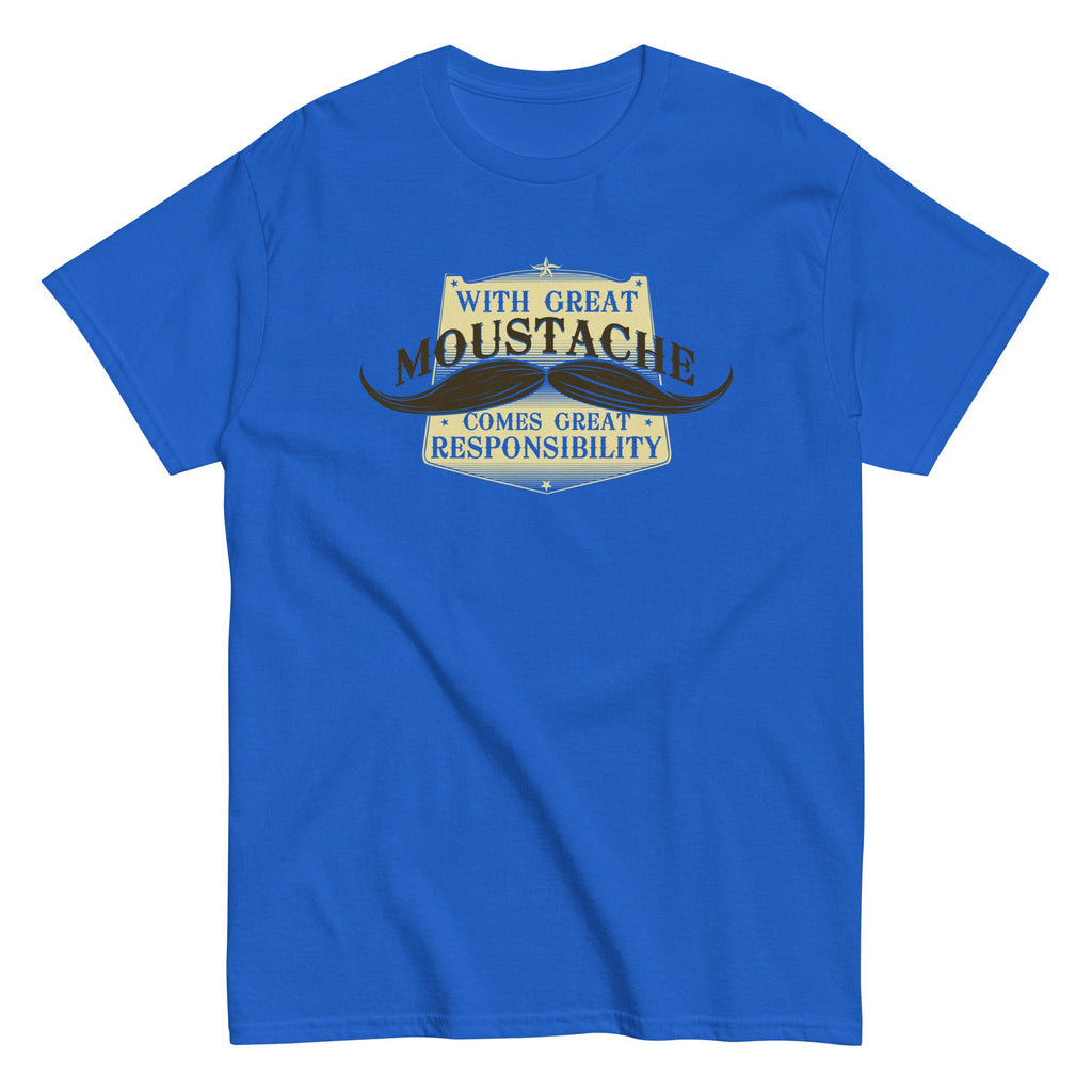 With Great Moustache Men's Classic Tee