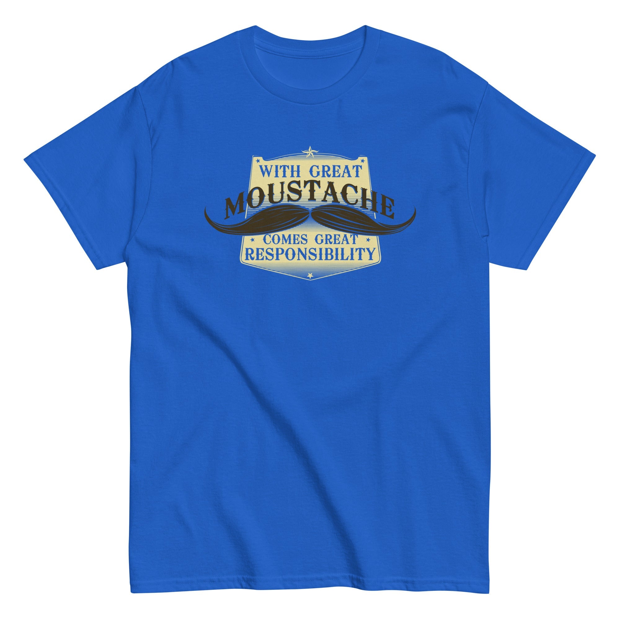 With Great Moustache Men's Classic Tee