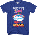 Mens Everything I Need To Know Eighties Cartoons T-Shirt Hoodie, Sweatshirt | CiraTrend.com (Image 1)