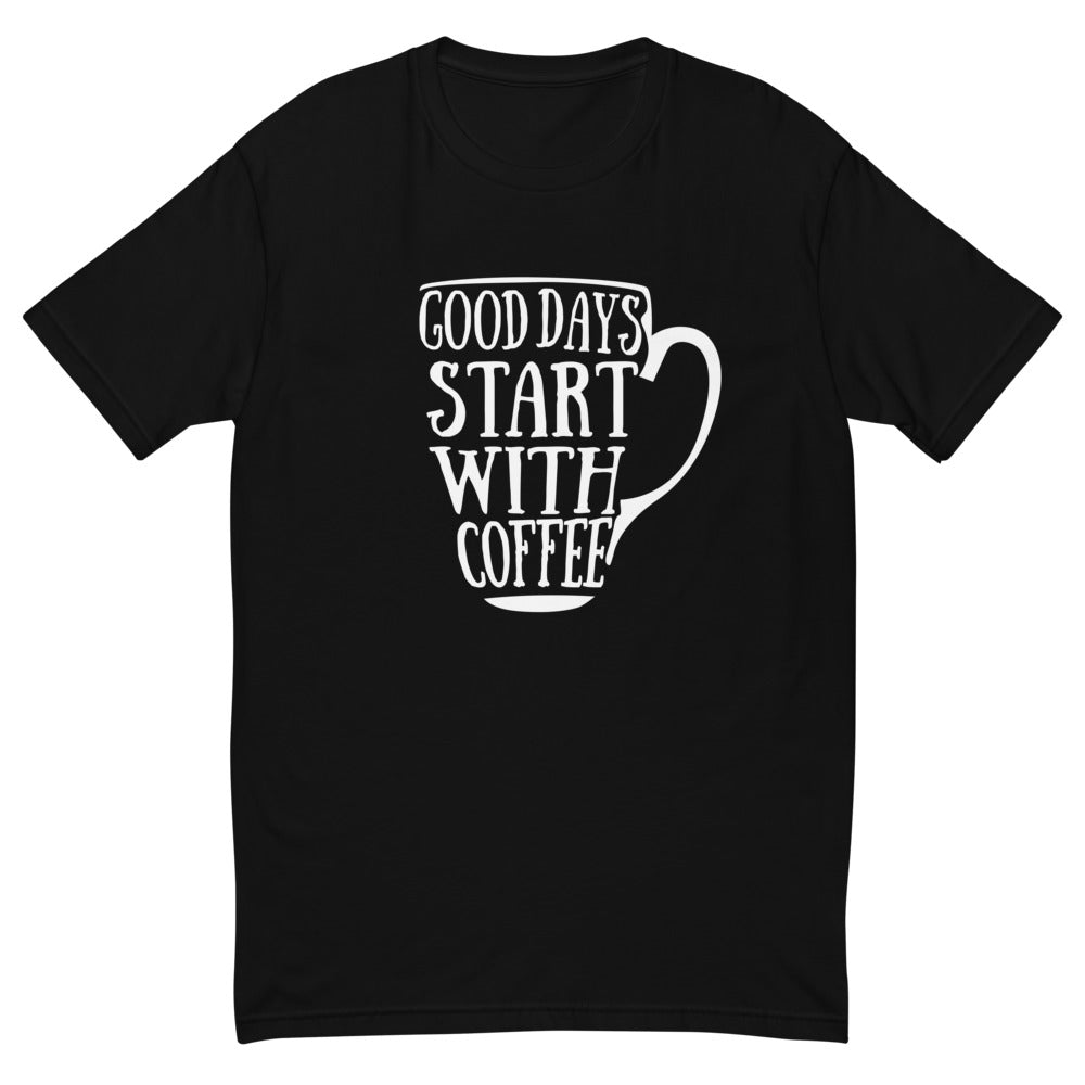 Start With Coffee T-Shirt Hoodie, Sweatshirt | CiraTrend.com (Image 1)