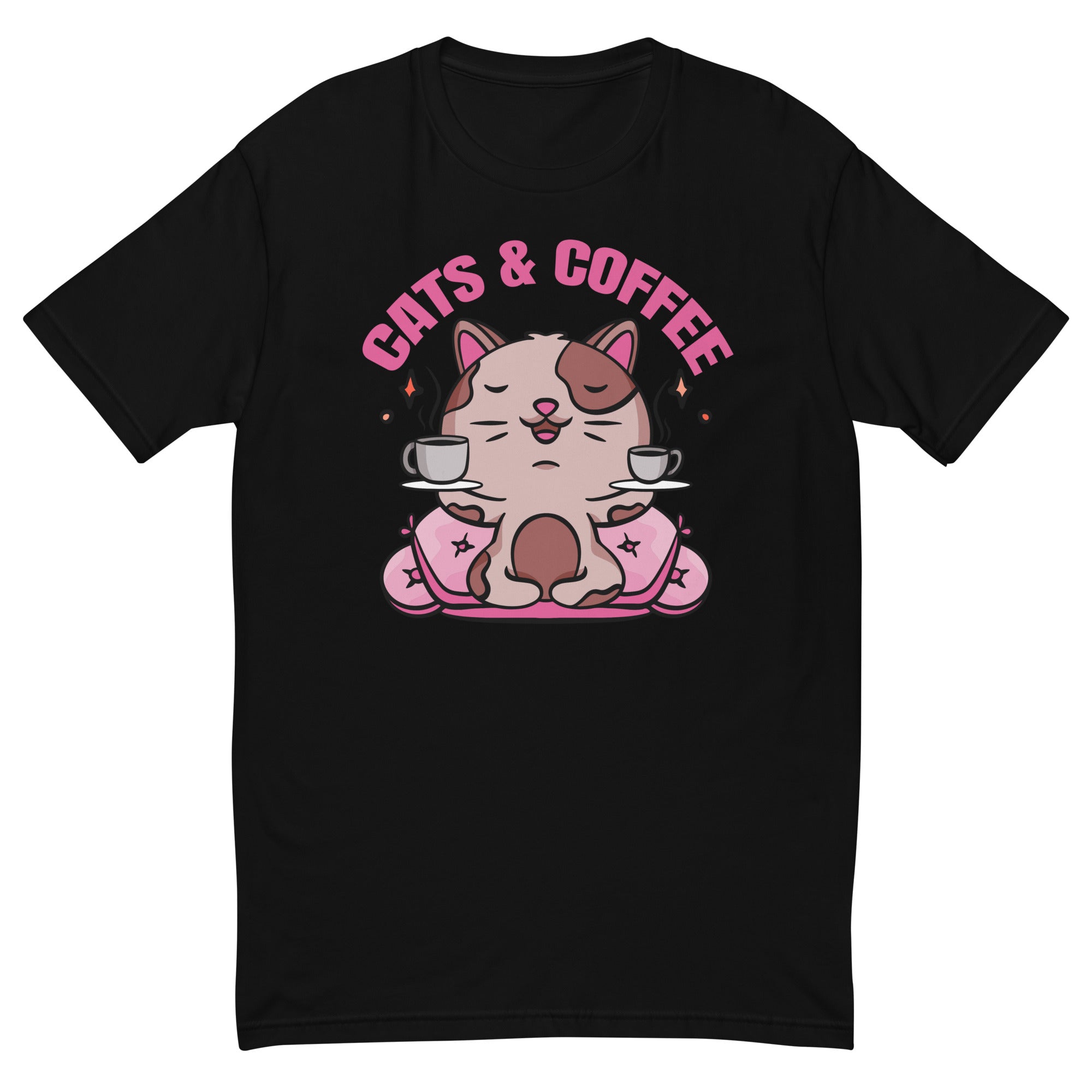 Cats & Coffee T-Shirt Hoodie, Sweatshirt | CiraTrend.com (Image 2)