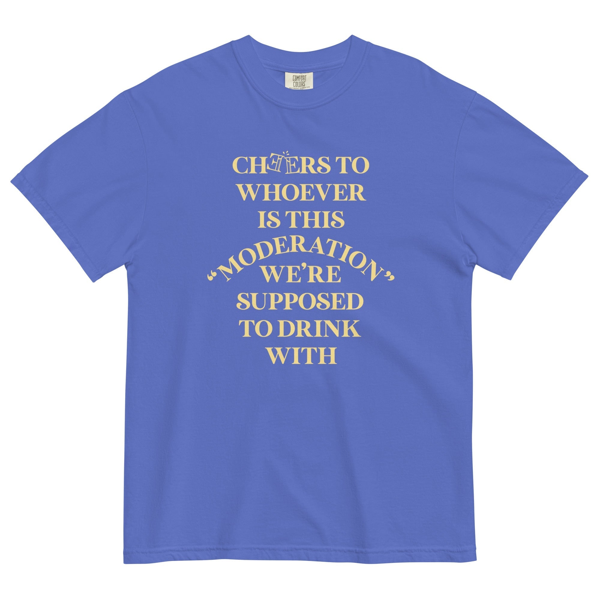 Cheers To Whoever Is This Moderation Men's Relaxed Fit Tee