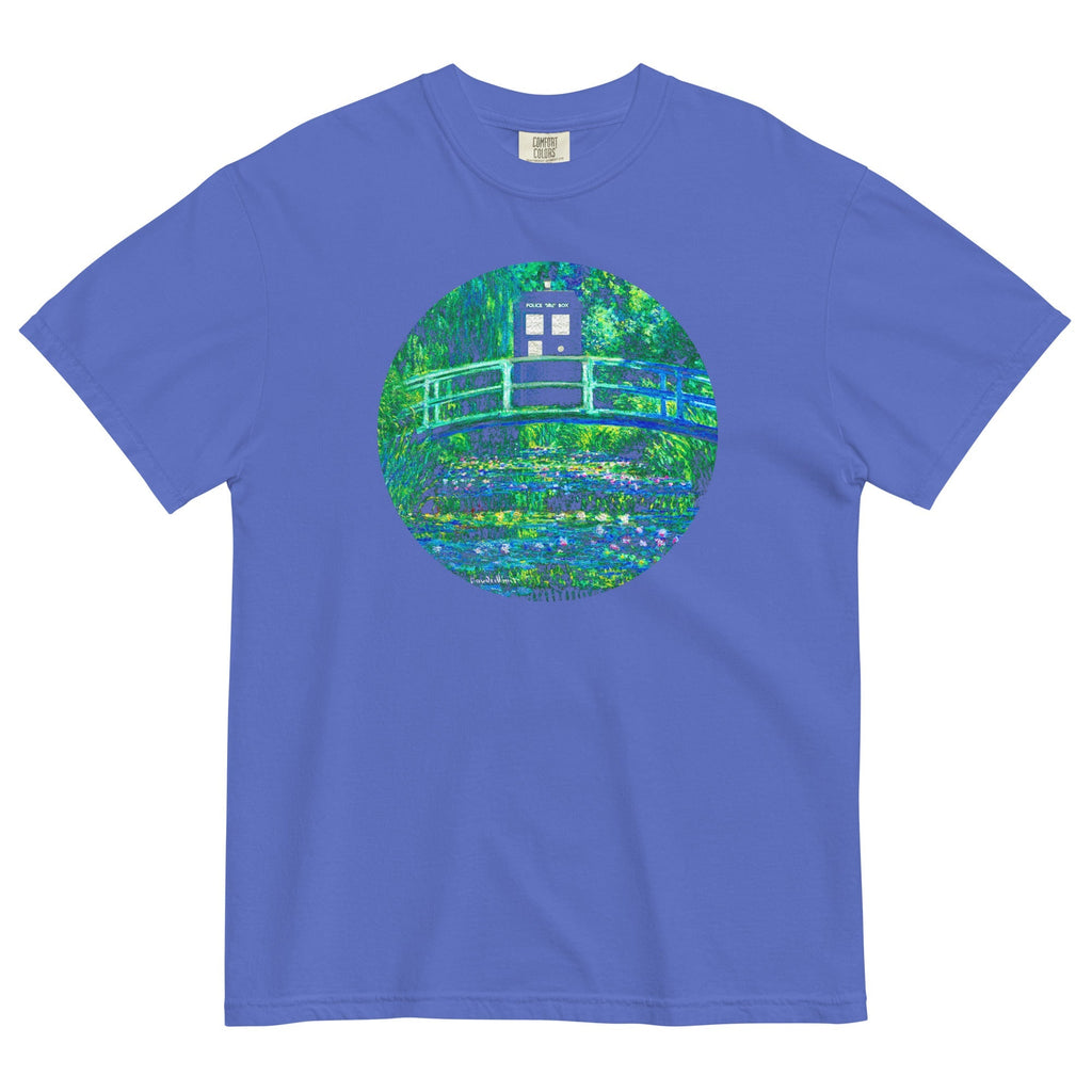Water Lilies Police Box Men's Relaxed Fit Tee