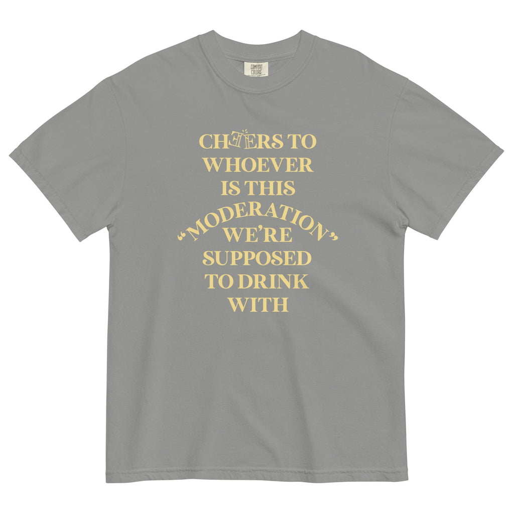 Cheers To Whoever Is This Moderation Men's Relaxed Fit Tee