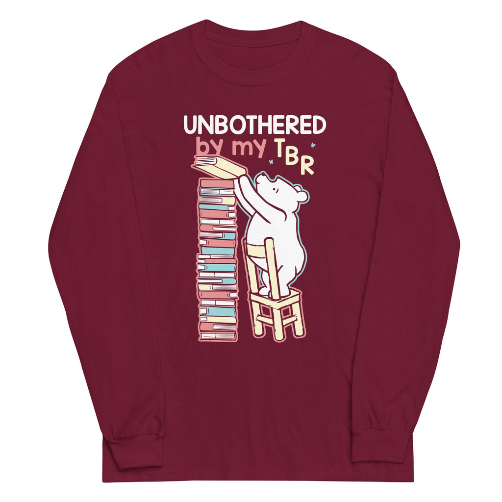 Unbothered By My TBR Unisex Long Sleeve Tee