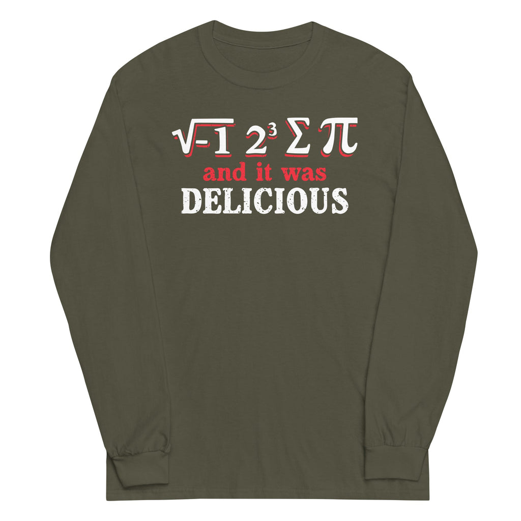 I Ate Sum Pi Unisex Long Sleeve Tee