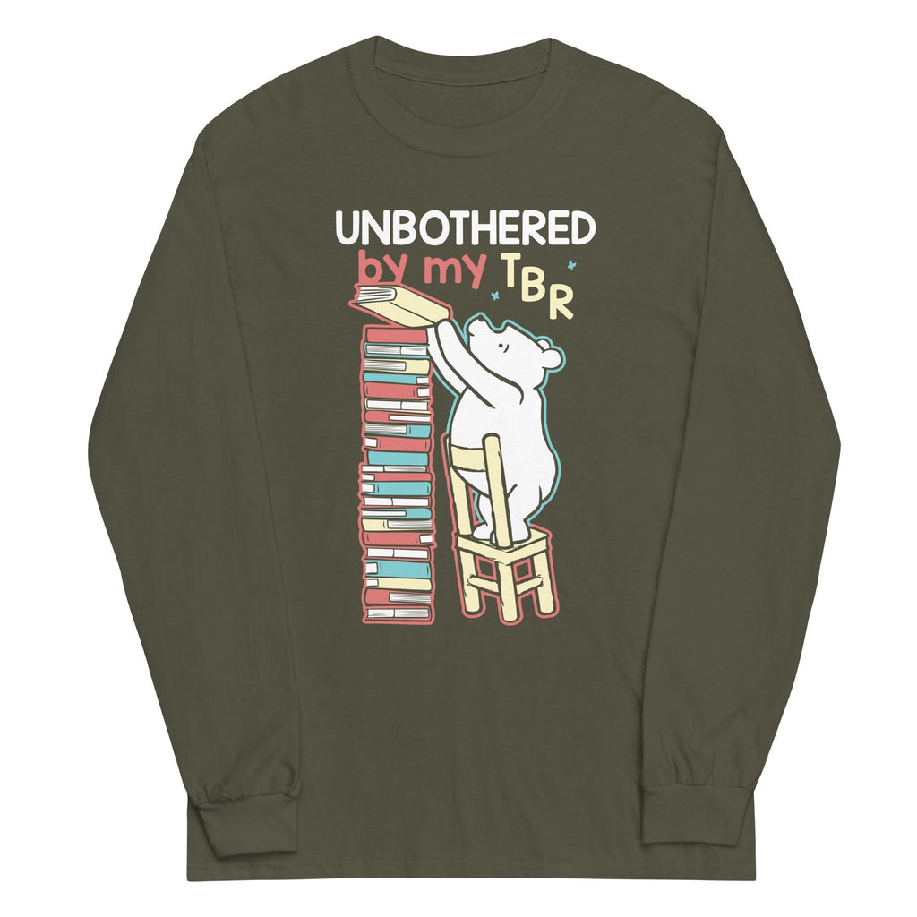 Unbothered By My TBR Unisex Long Sleeve Tee