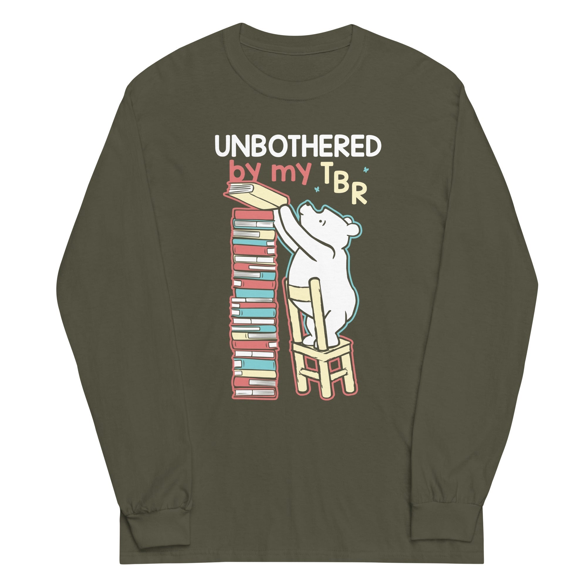 Unbothered By My TBR Unisex Long Sleeve Tee