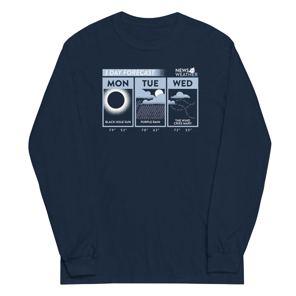 3 Day Forecast Unisex Long Sleeve Tee