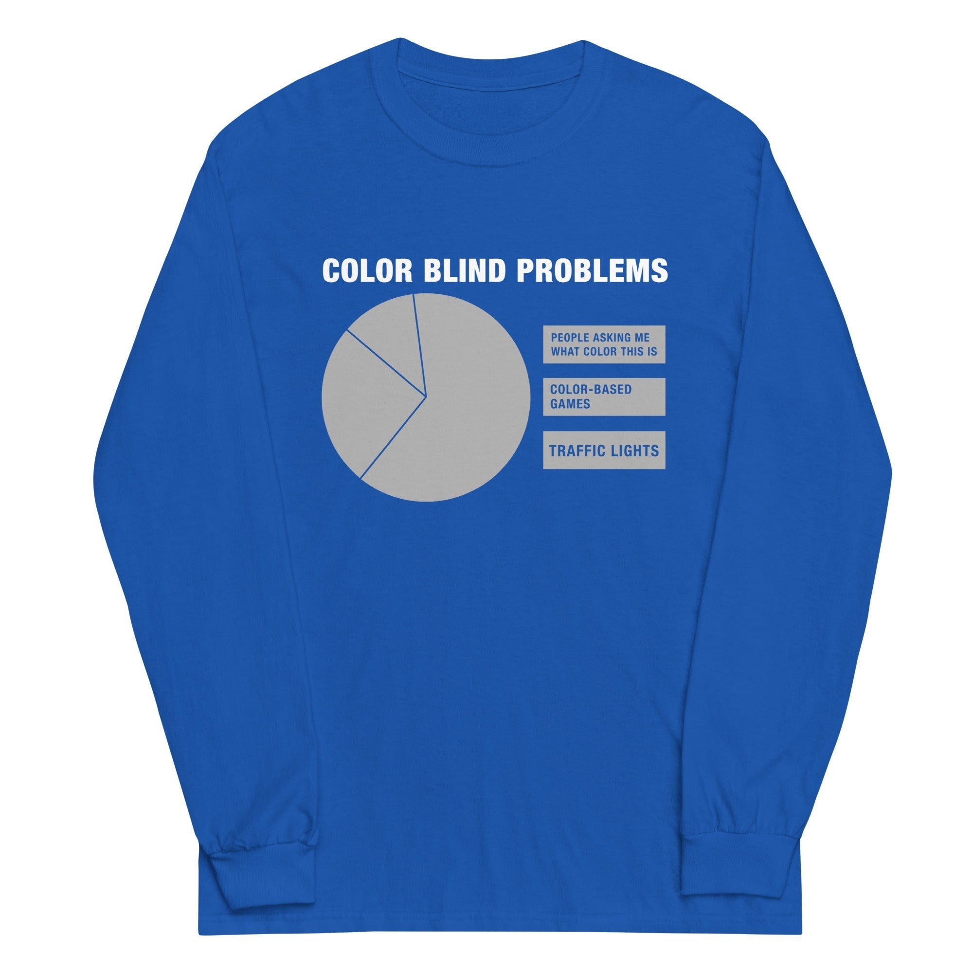 Color Blind Problems Unisex Long Sleeve Tee