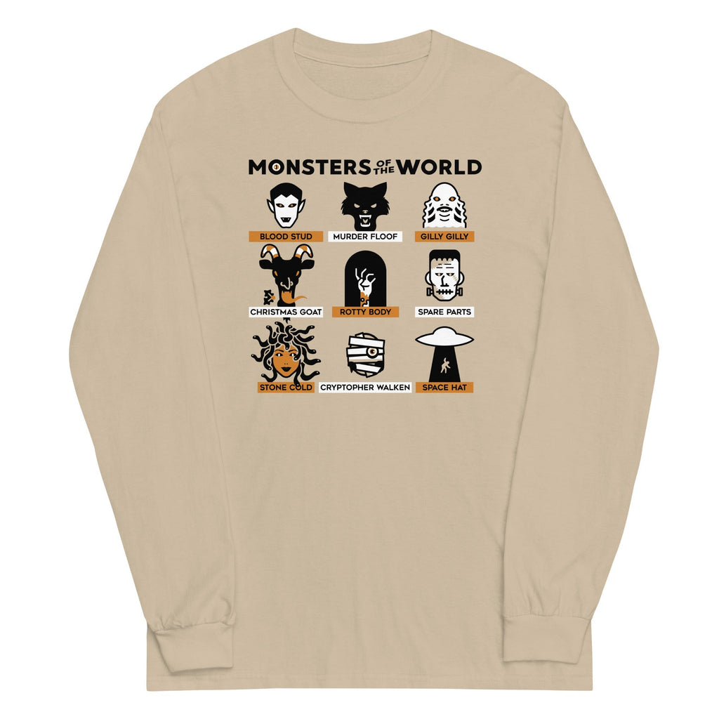 Monsters Of The World Unisex Long Sleeve Tee
