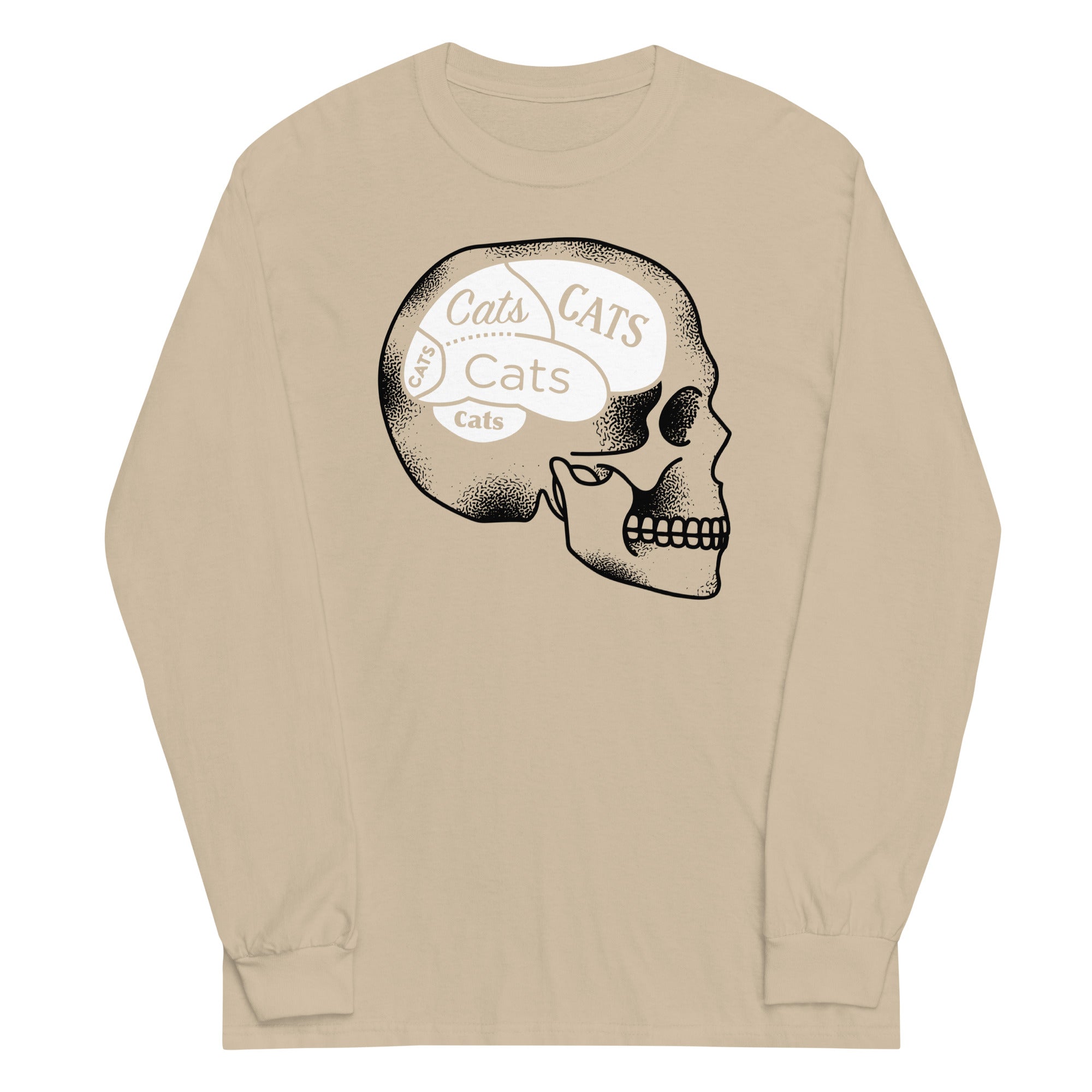 Cats On The Brain Unisex Long Sleeve Tee