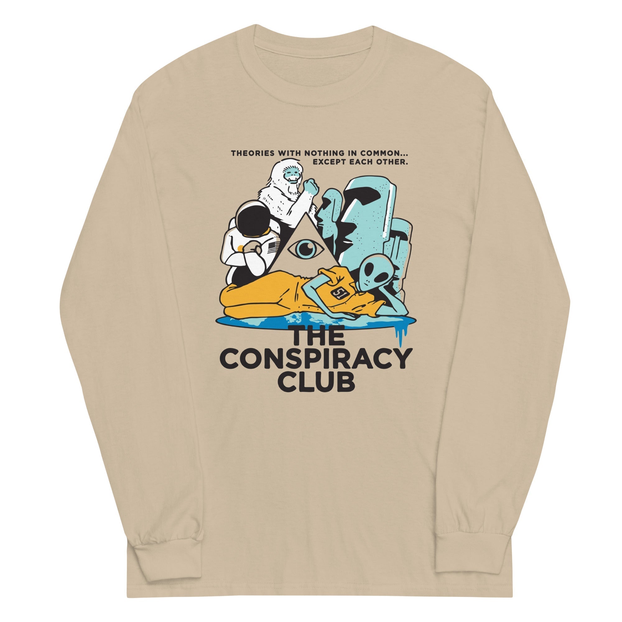 The Conspiracy Club Unisex Long Sleeve Tee