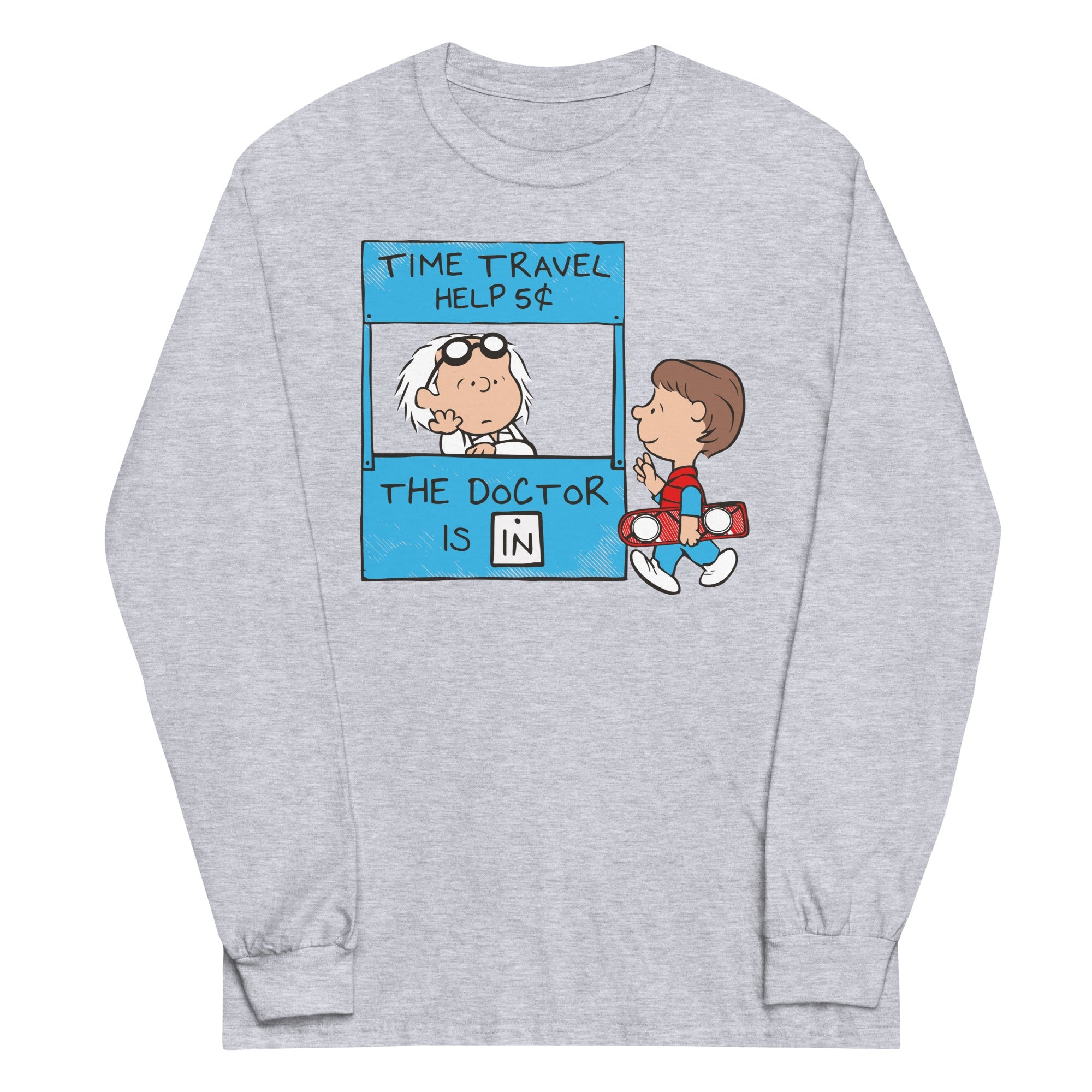 The Doctor Is In Unisex Long Sleeve Tee