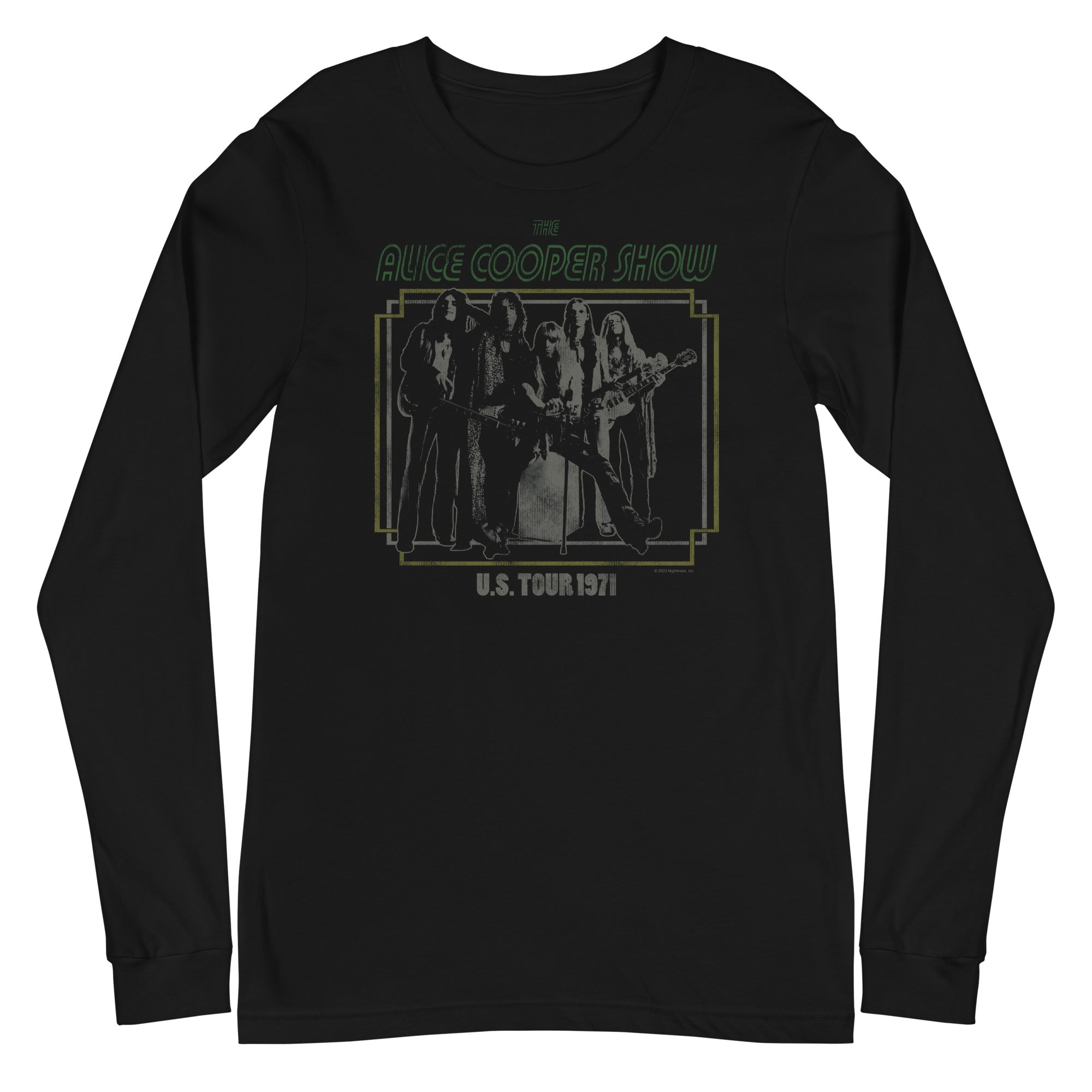 Alice Cooper  1971 US Tour Long Sleeve T Shirt Apparel Hoodie, Sweatshirt | CiraTrend.com